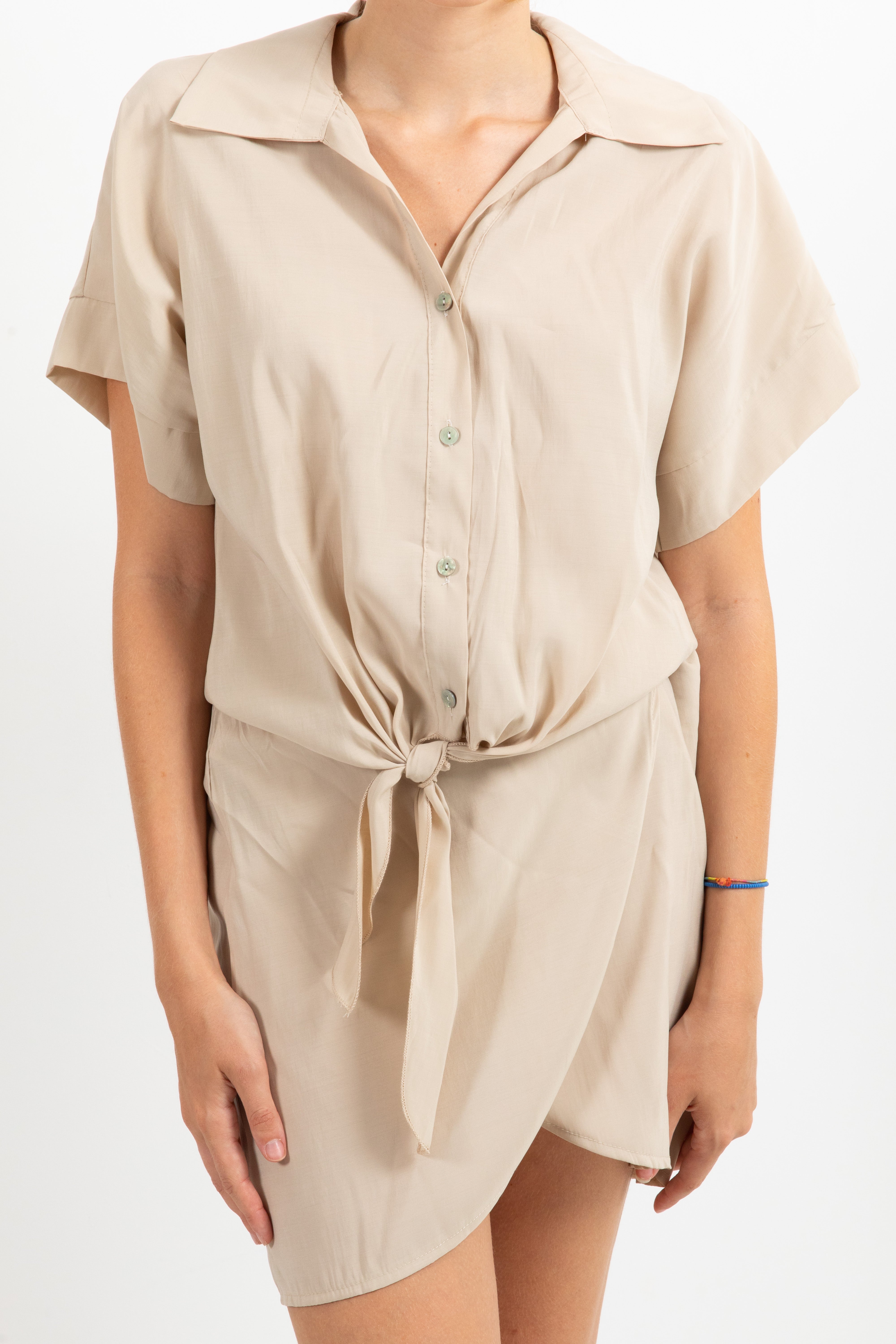 Camicia in modal con nodo Susy Mix