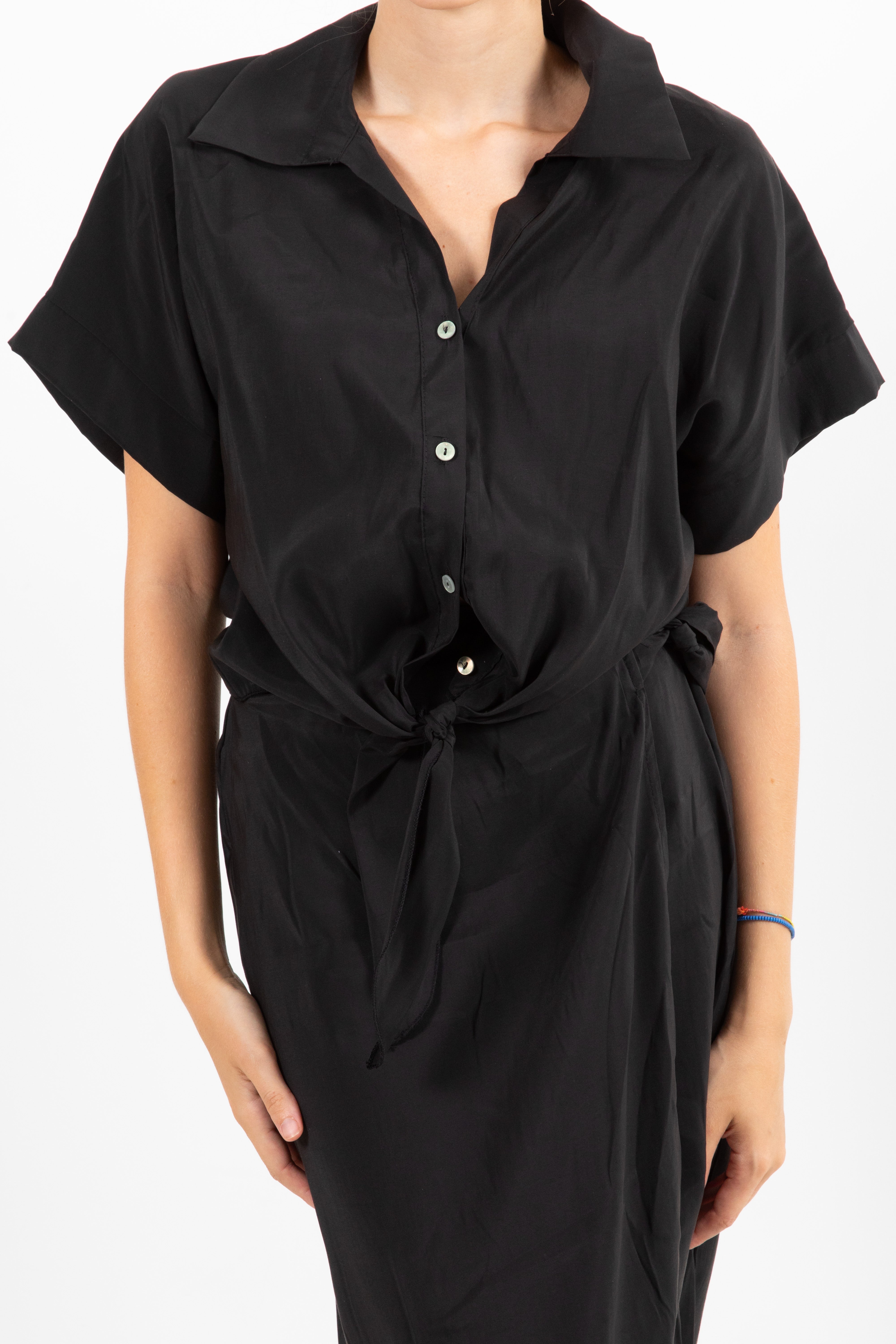 Camicia in modal con nodo Susy Mix