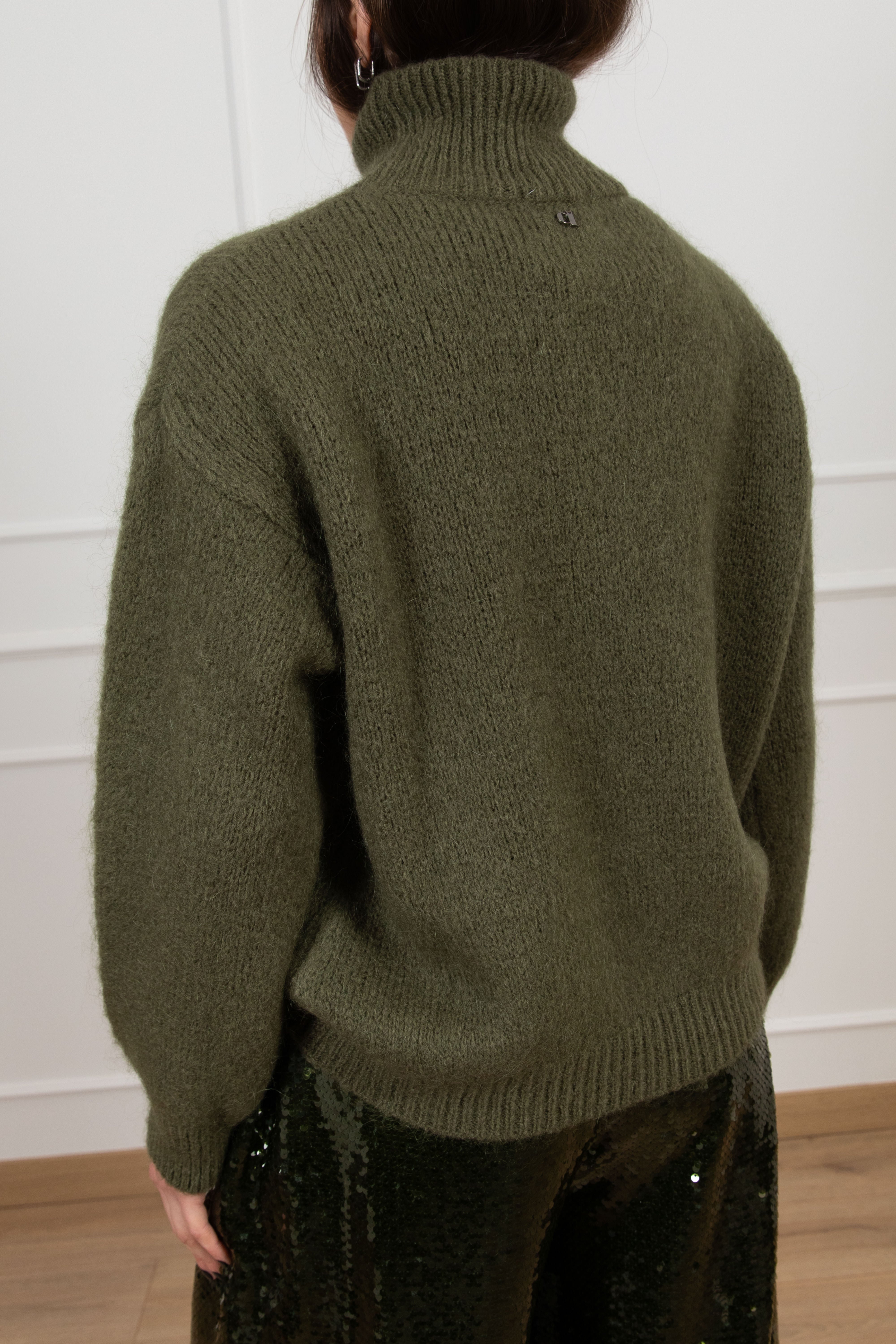 Pull in mohair a collo alto Dixie