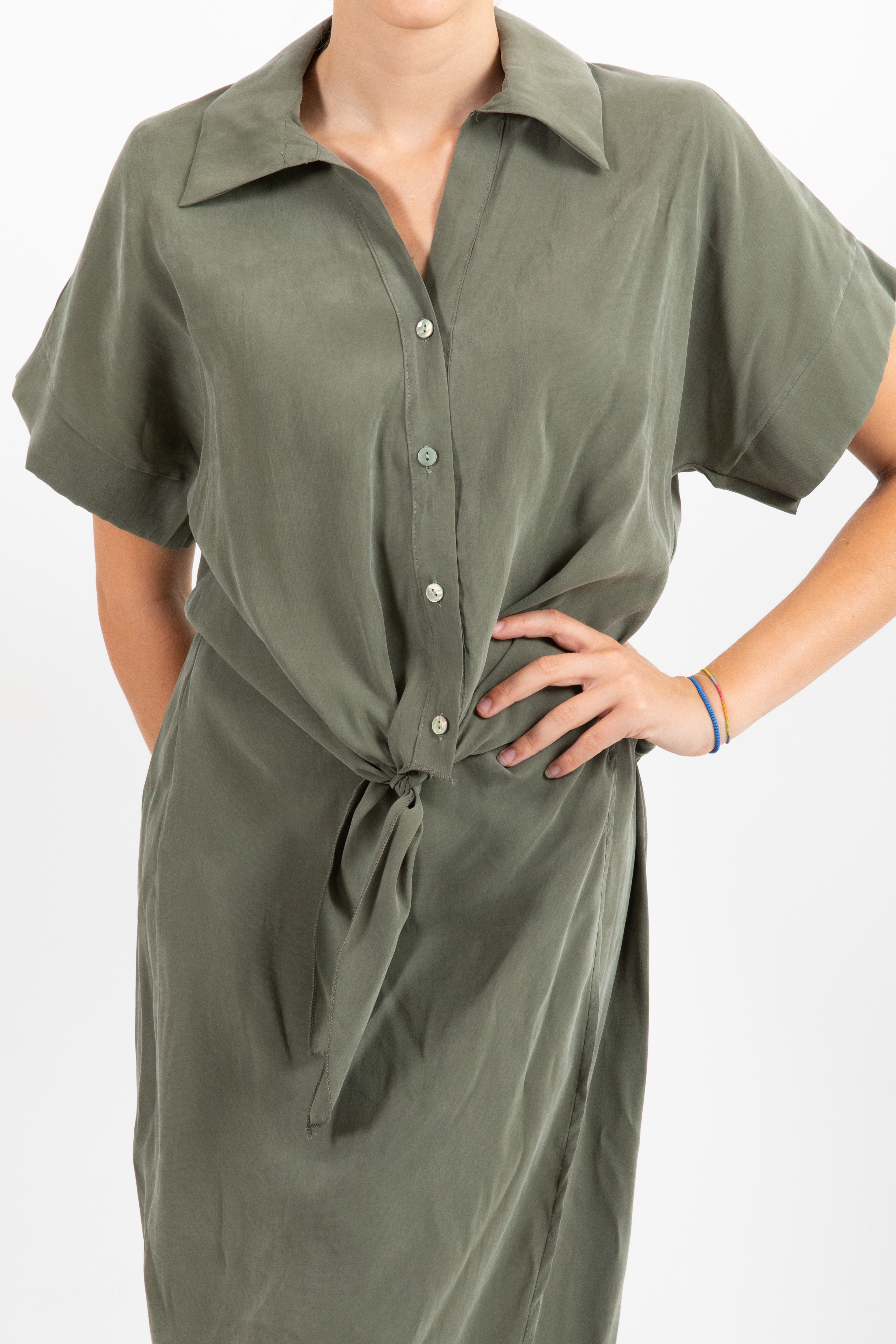 Camicia in modal con nodo Susy Mix