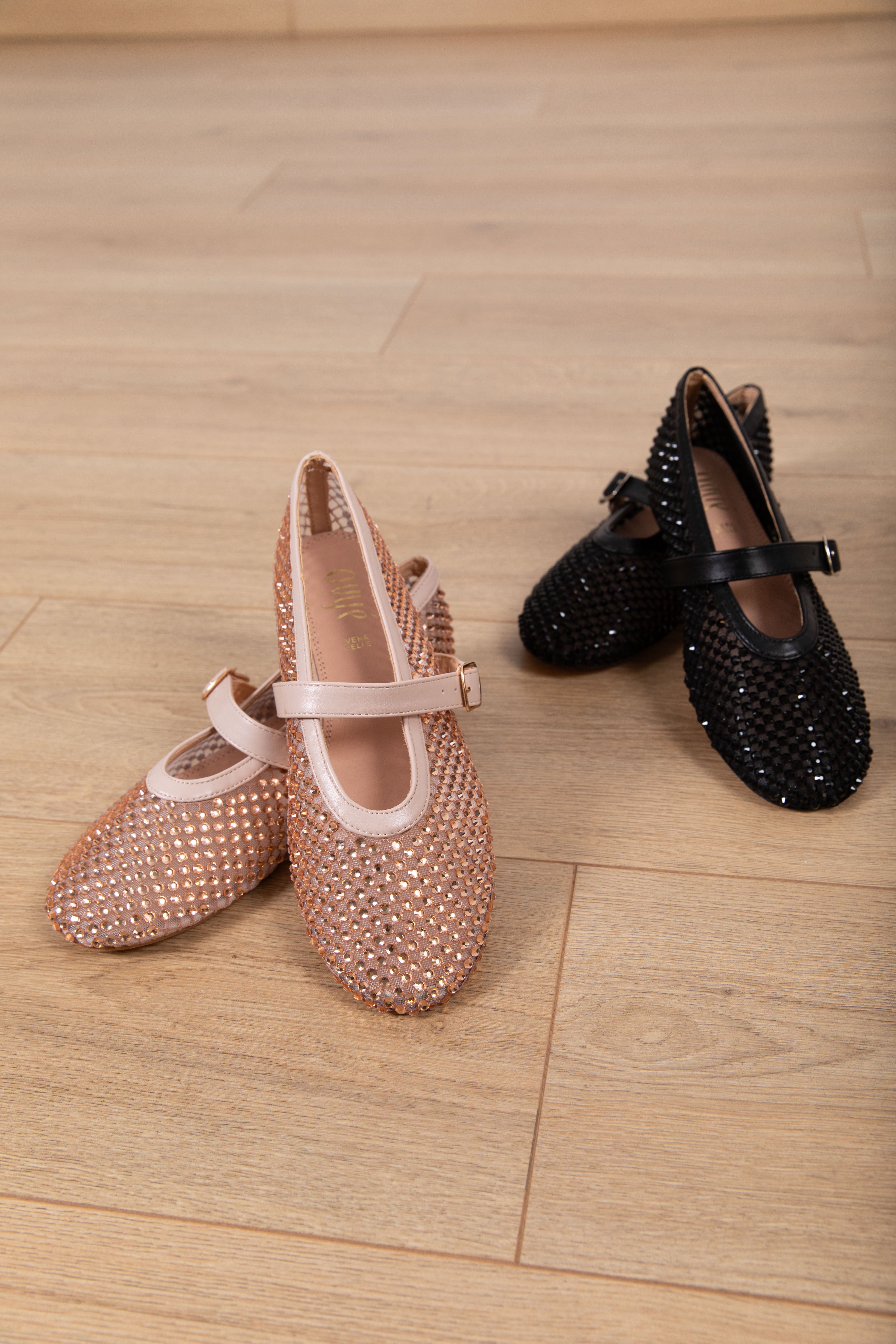 Ballerina a rete con strass Ovyè