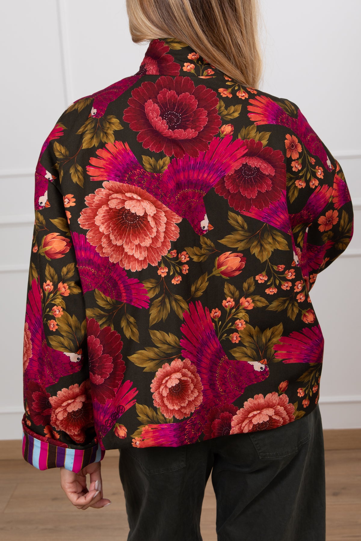 Bomber fantasia "Colibrì" in tessuto Haveone