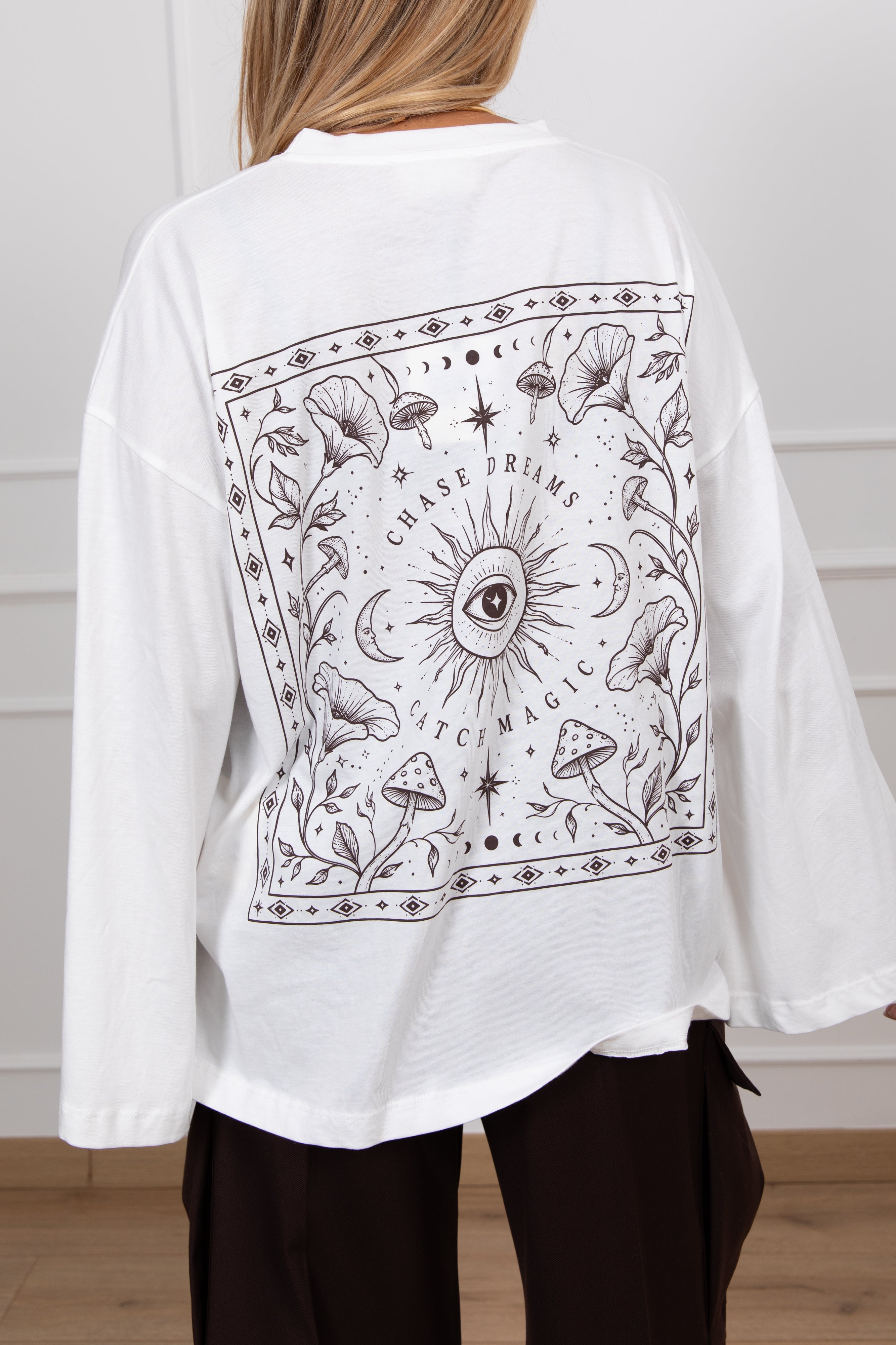 T-shirt manica lunga "Nothing is by chance" ViCOLO