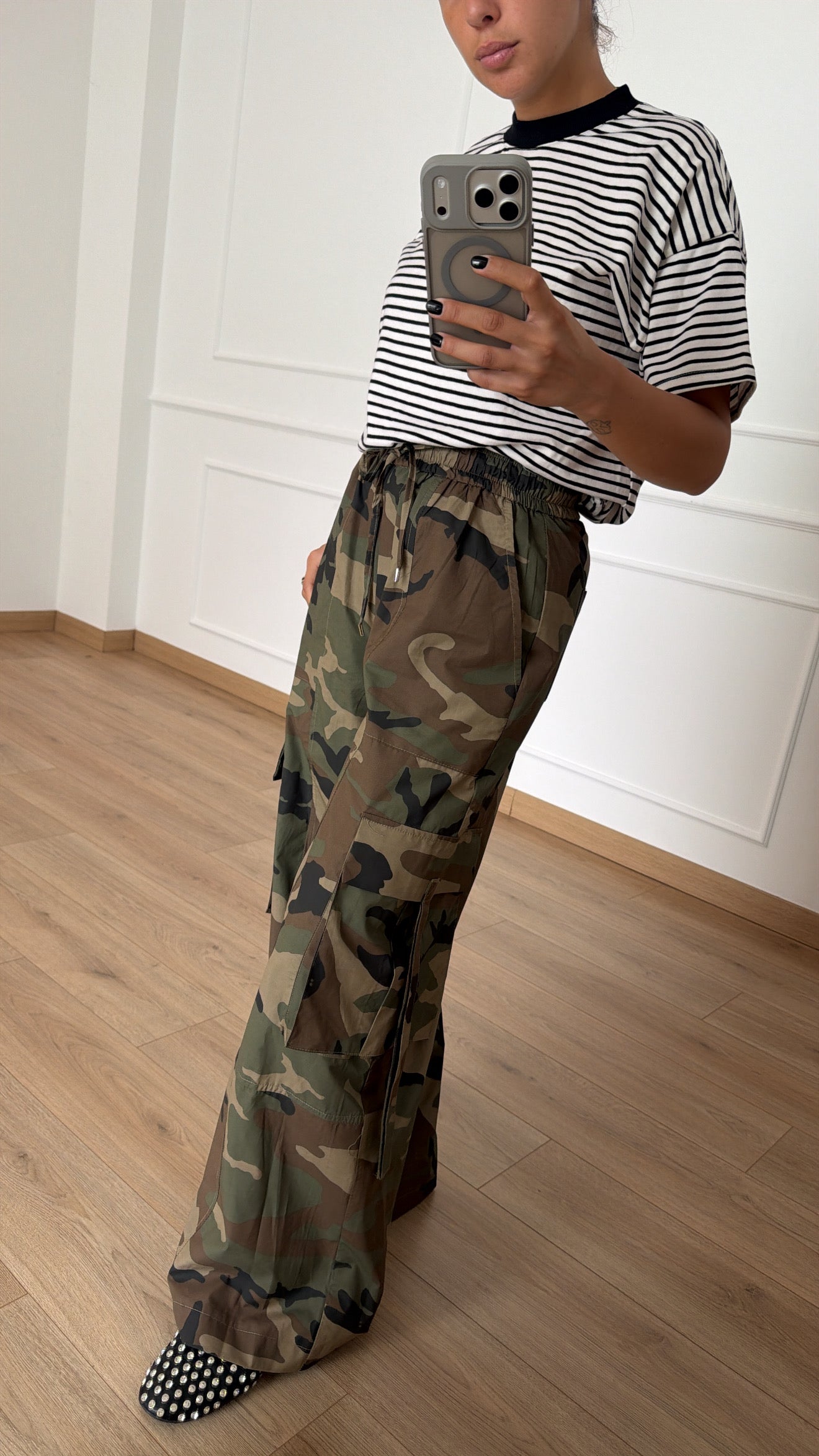 Pantalone cargo camouflage Tensione IN