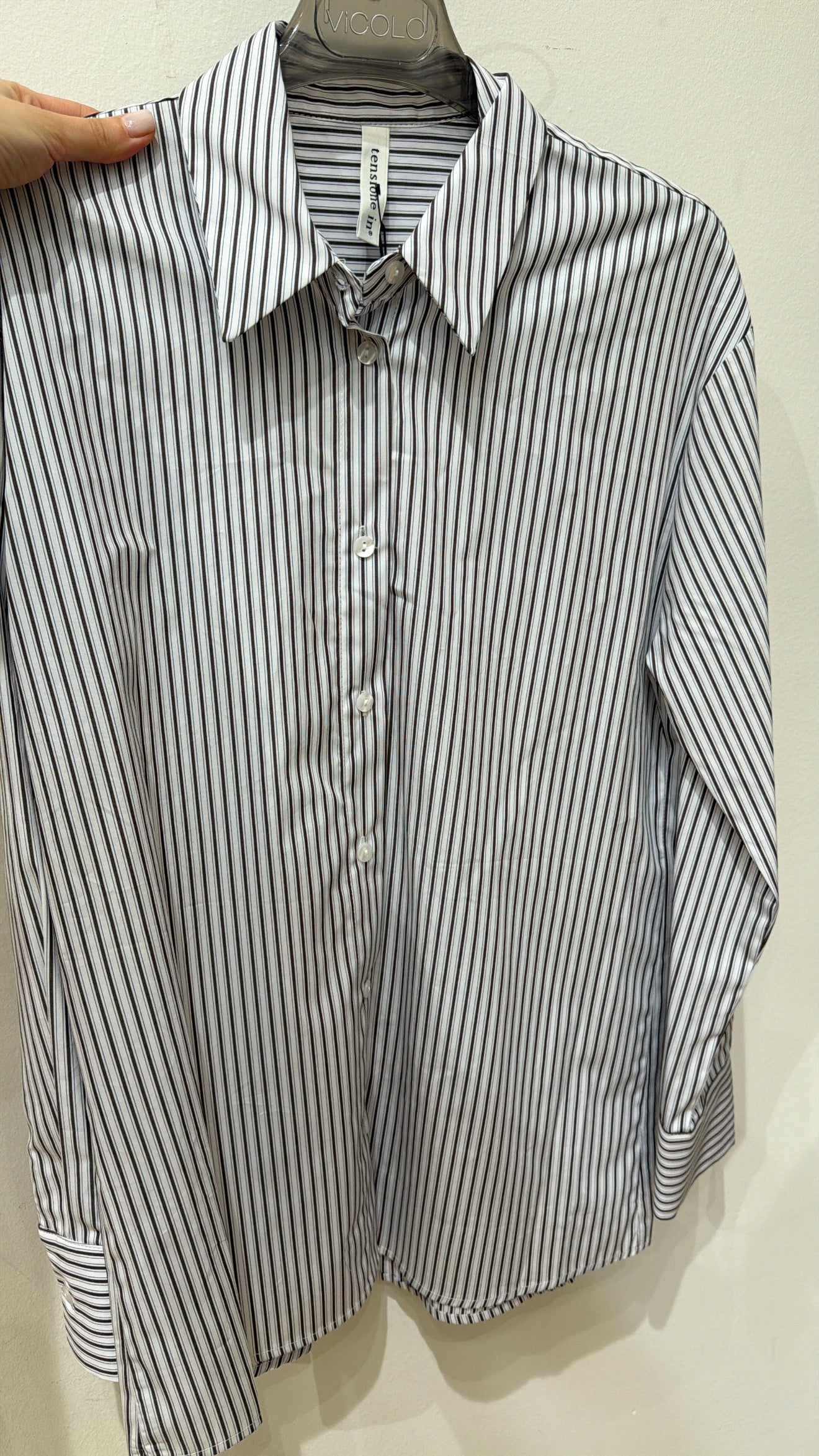 Camicia bacchettata a righe alternate Tensione IN NEW COLLECTION