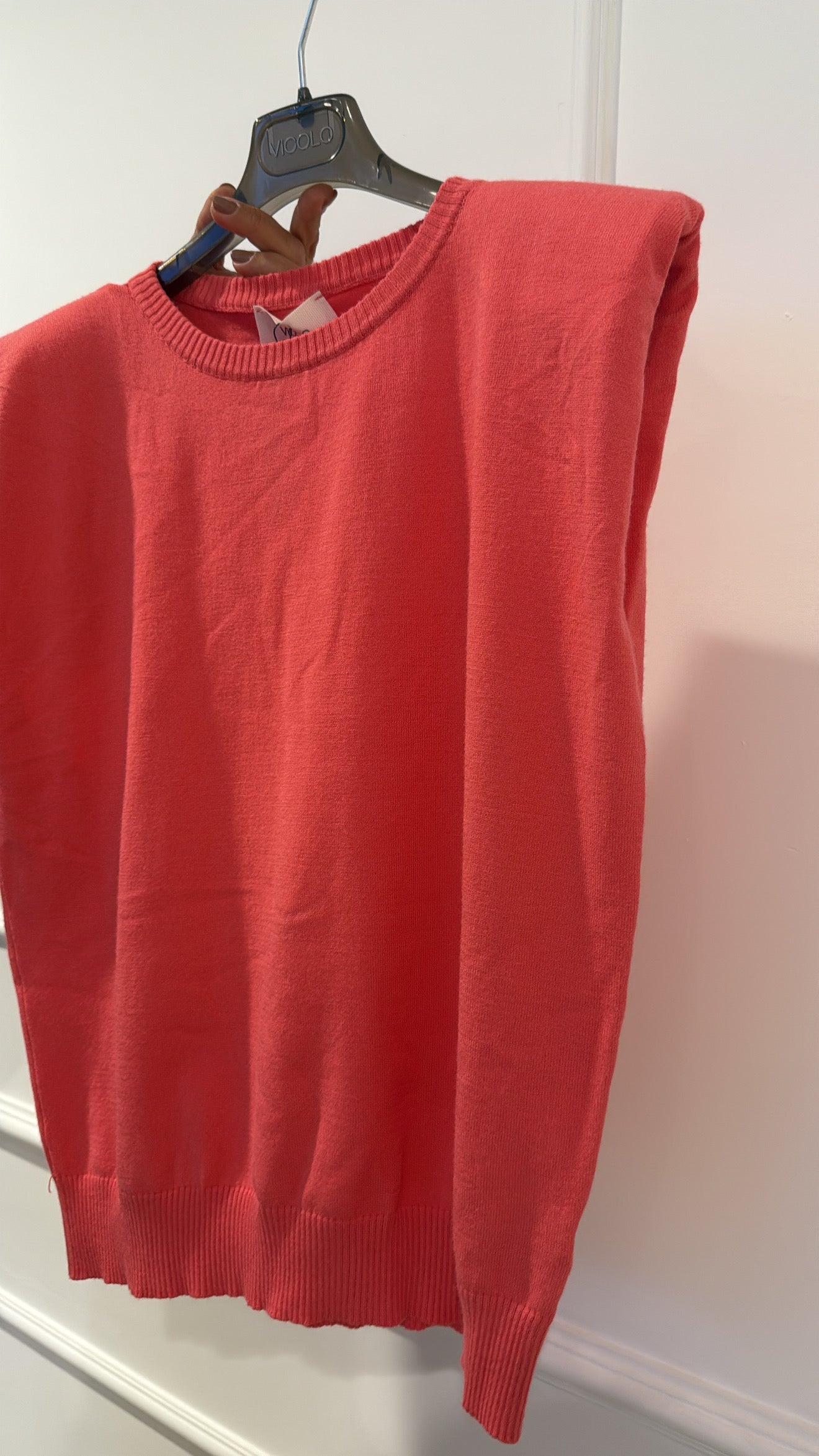 Gilet in maglia con spallina imbottita Vicolo