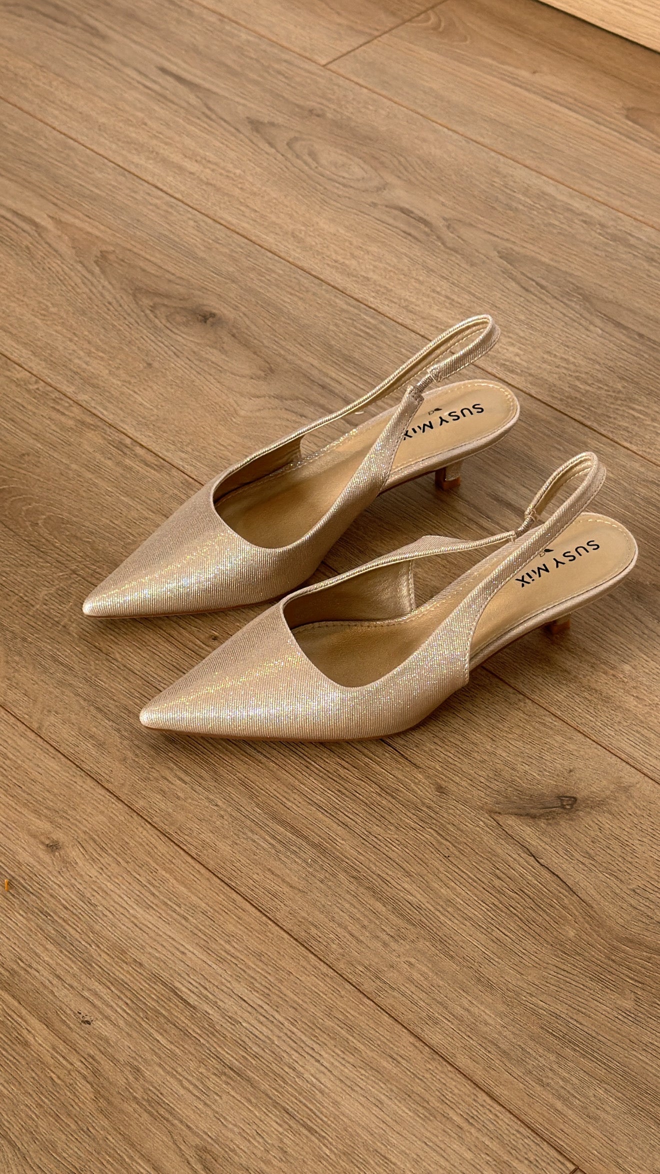 Sling back effetto laminato Susy Mix