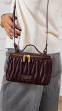 Handbag Charlotte variante melanzana ViCOLO