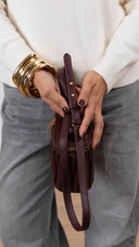 Handbag Charlotte variante melanzana ViCOLO