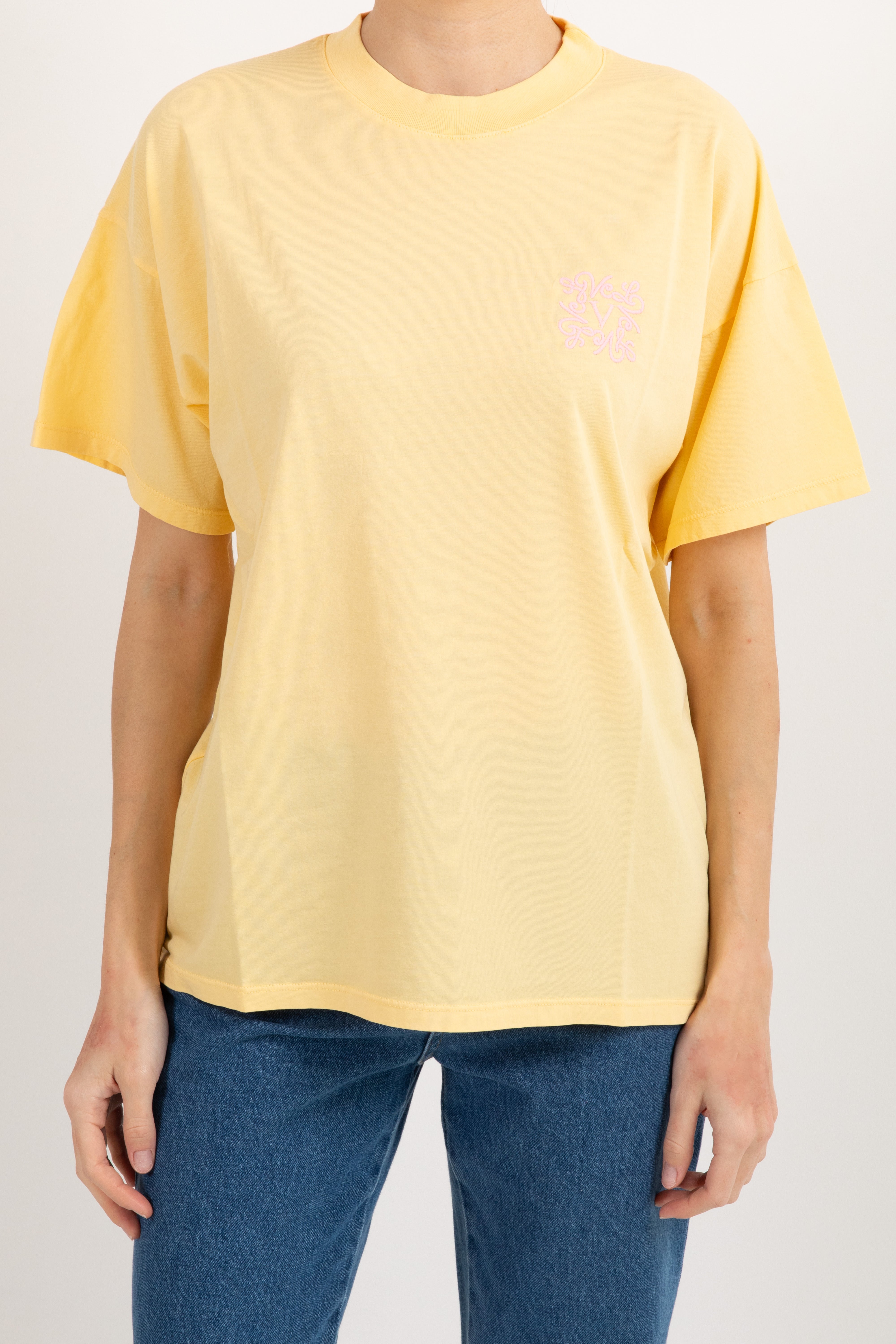 T-shirt over-size mini-monogram ricamato ViCOLO