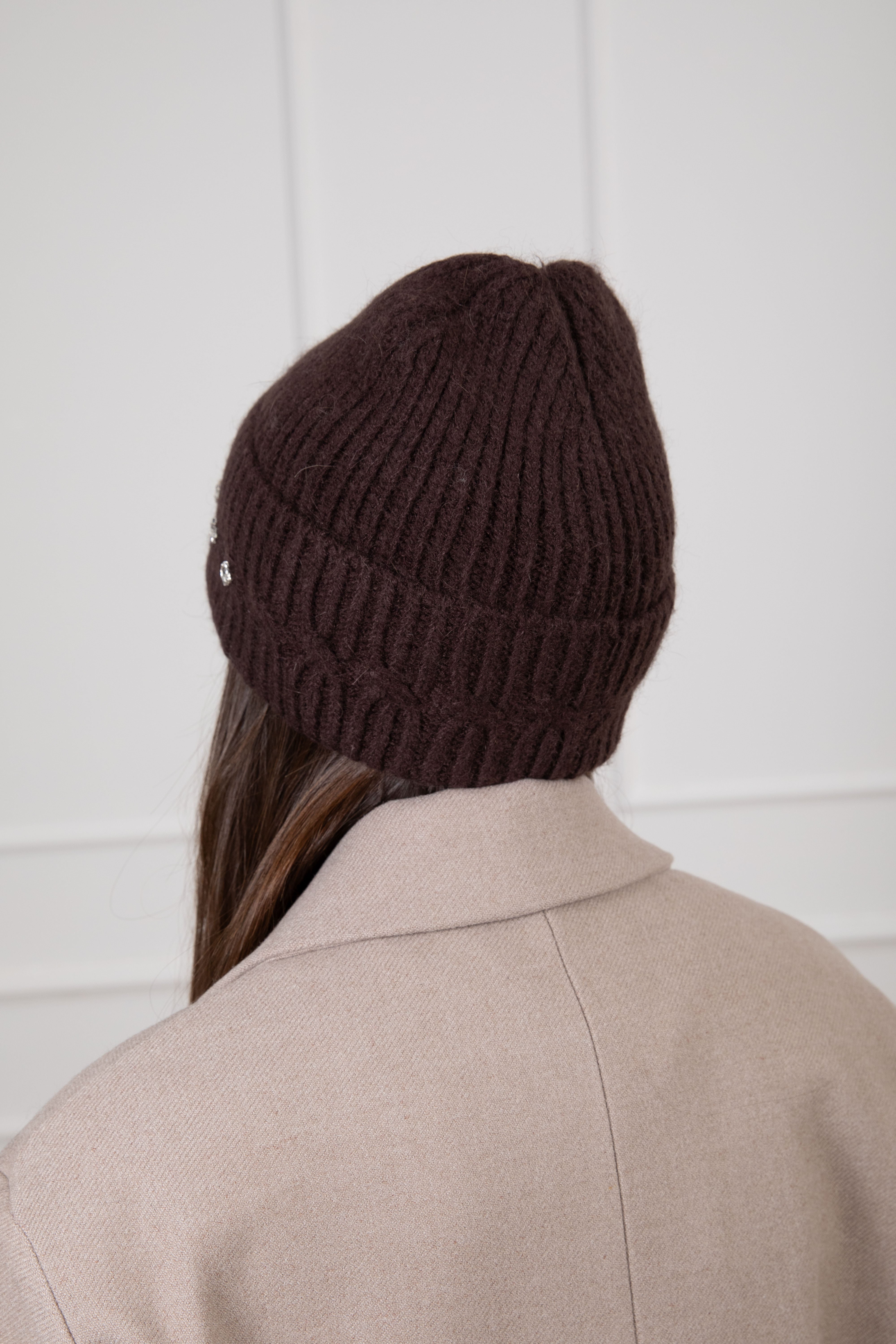 Cappello con applicazione gioiello Susy Mix