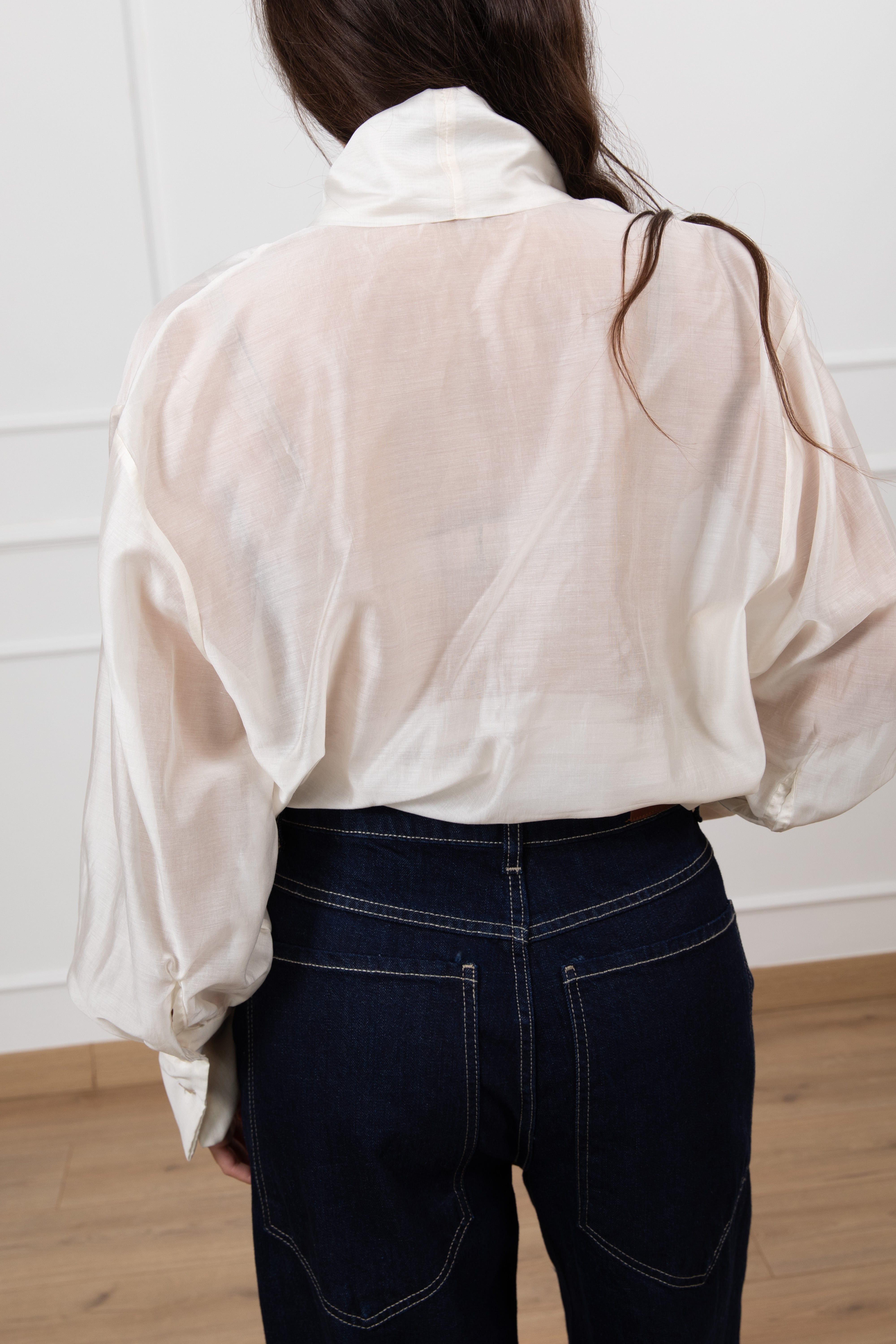 Blusa con maxi fiocco Tensione IN