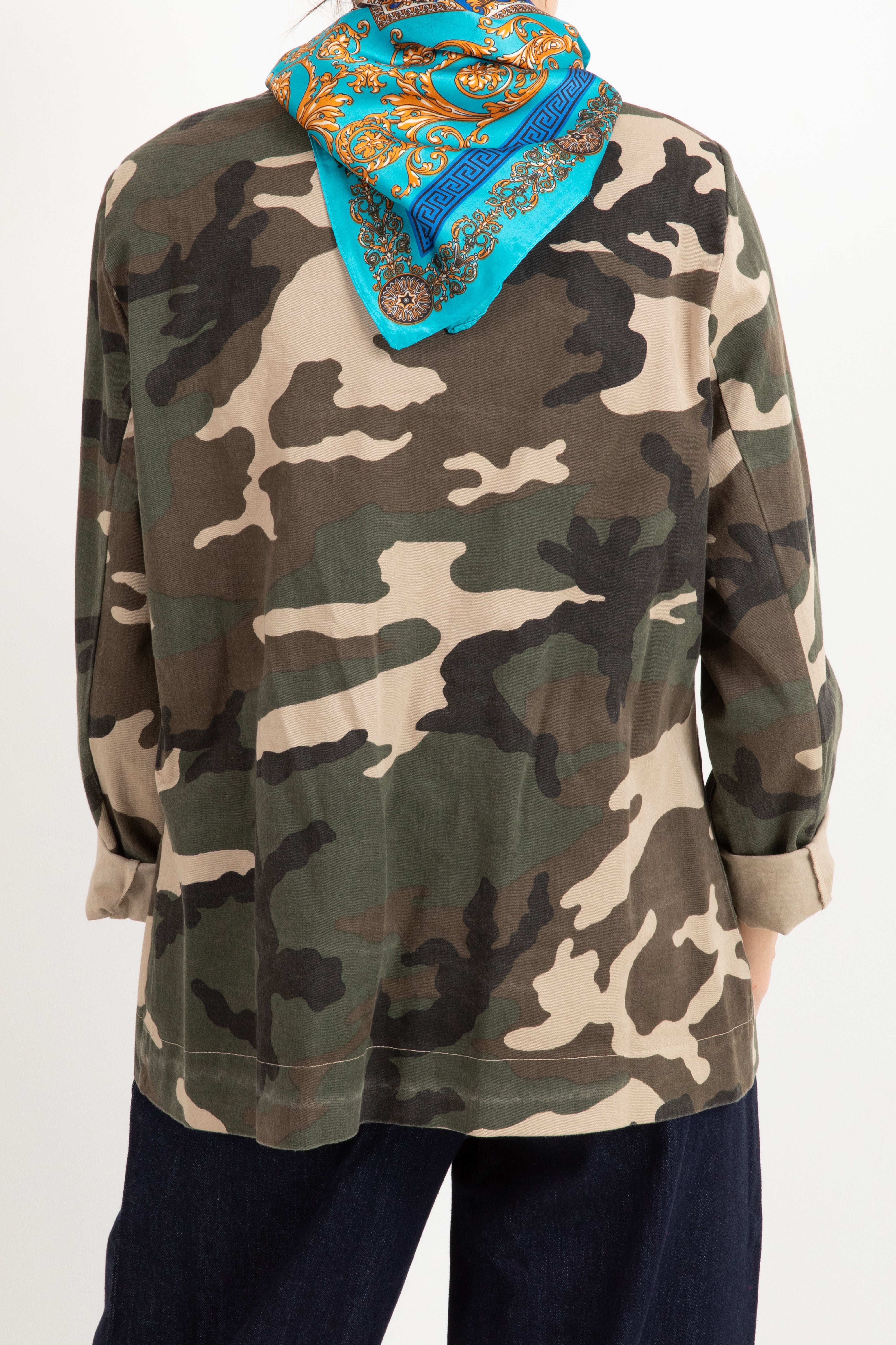 Giacca camouflage con foulard Susy Mix