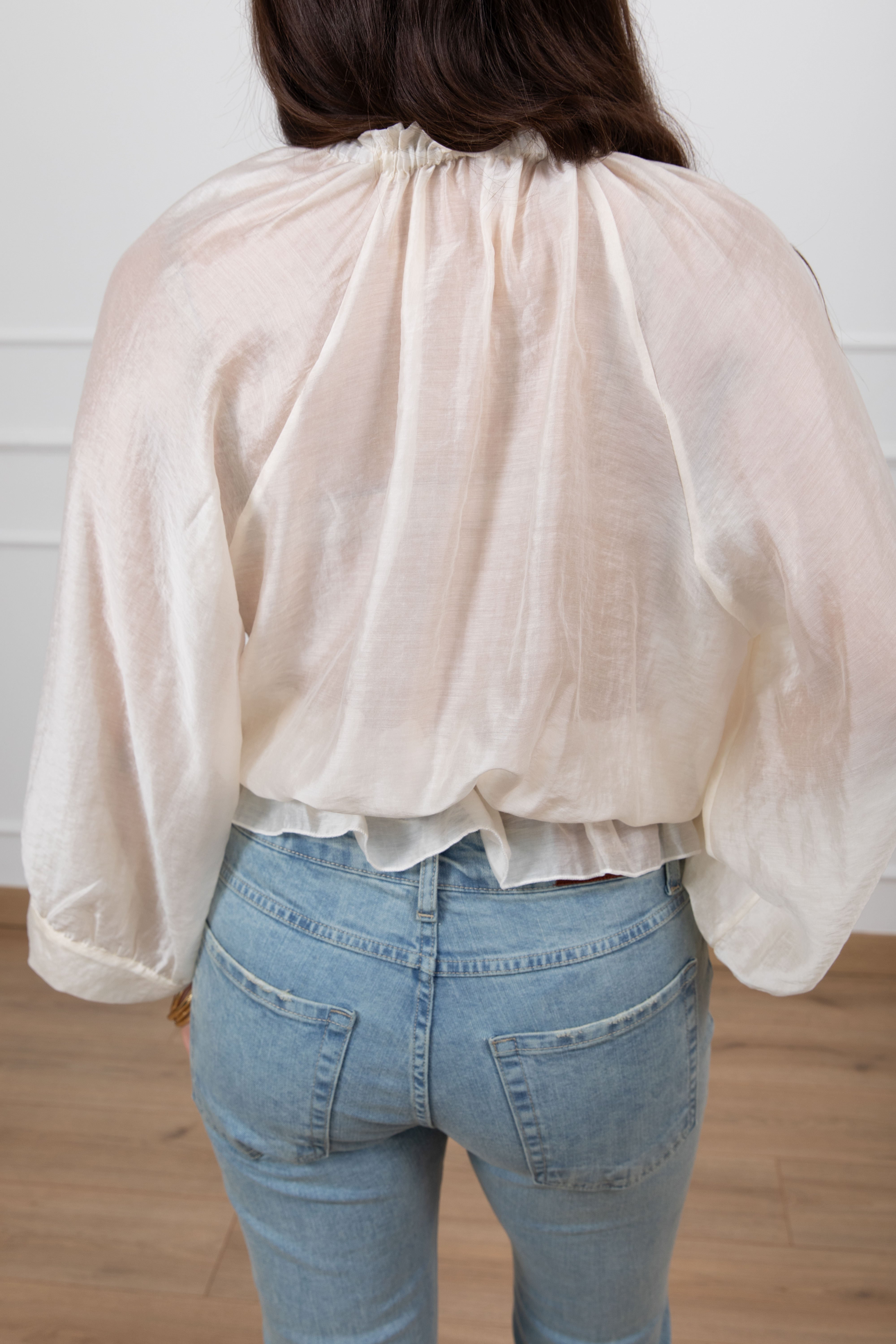 Blusa con arricciatura Tensione IN