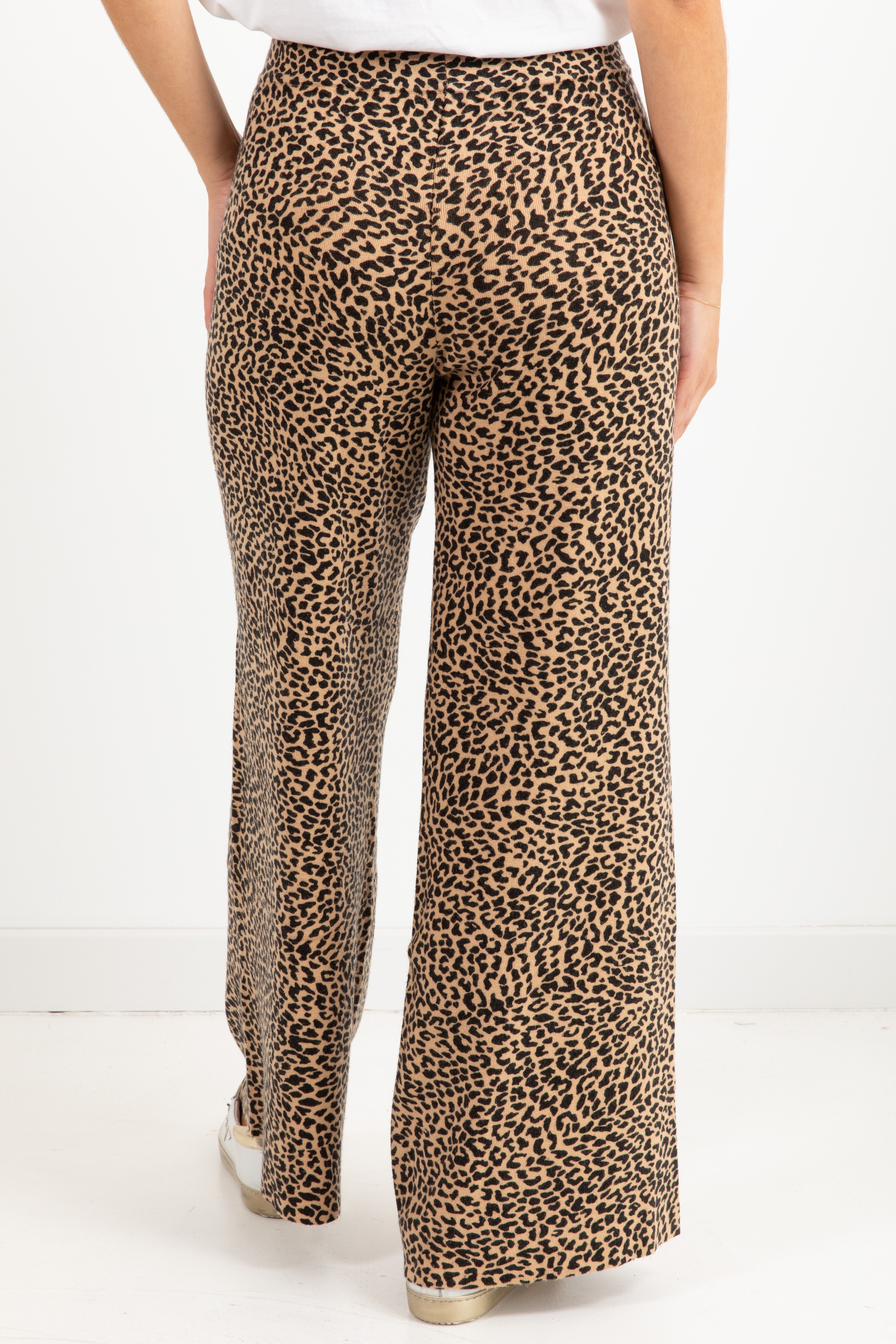 Pantalone in maglia animalier Susy Mix