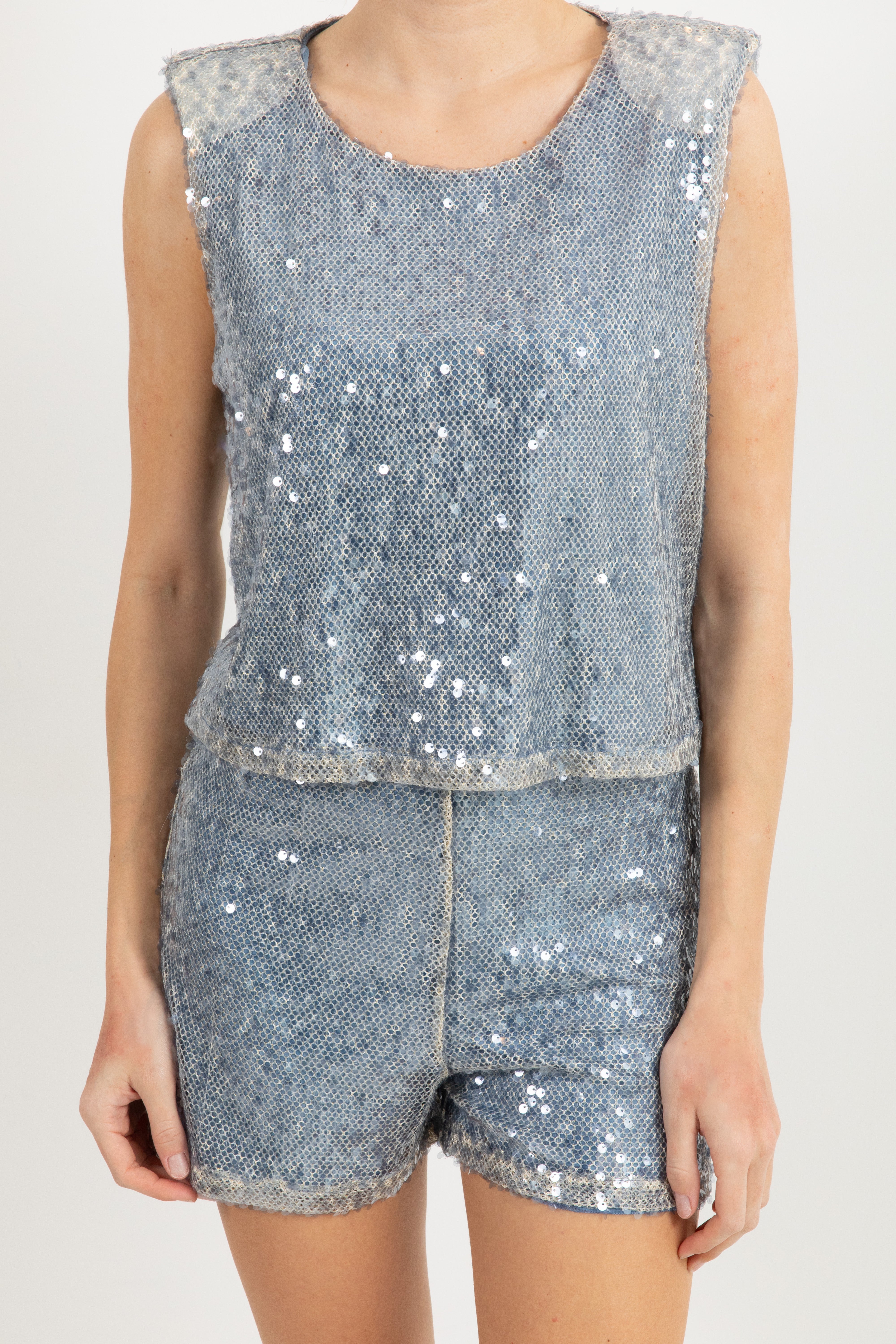 Top con paillettes Susy Mix