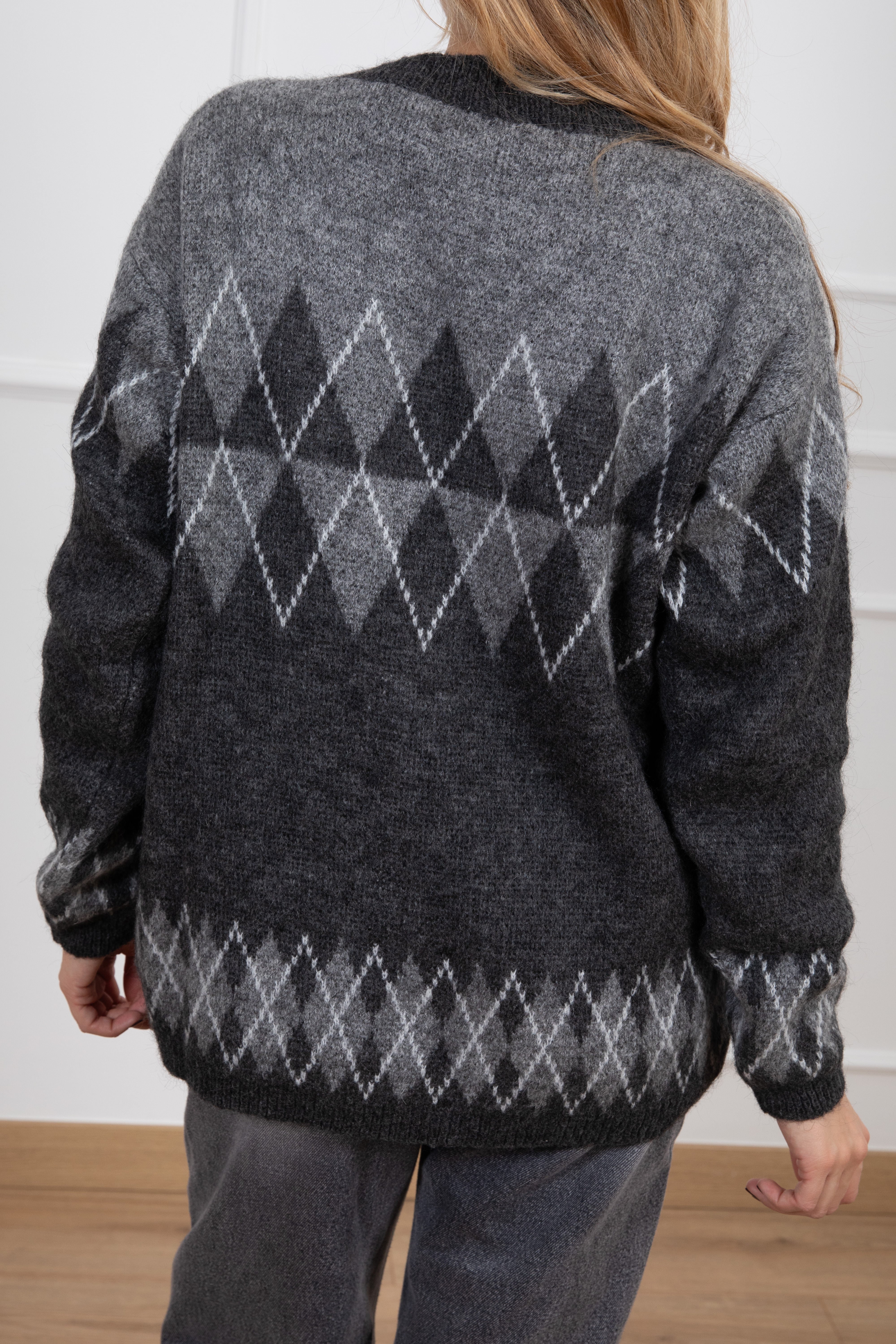 Cardigan motivo rombo Susy Mix