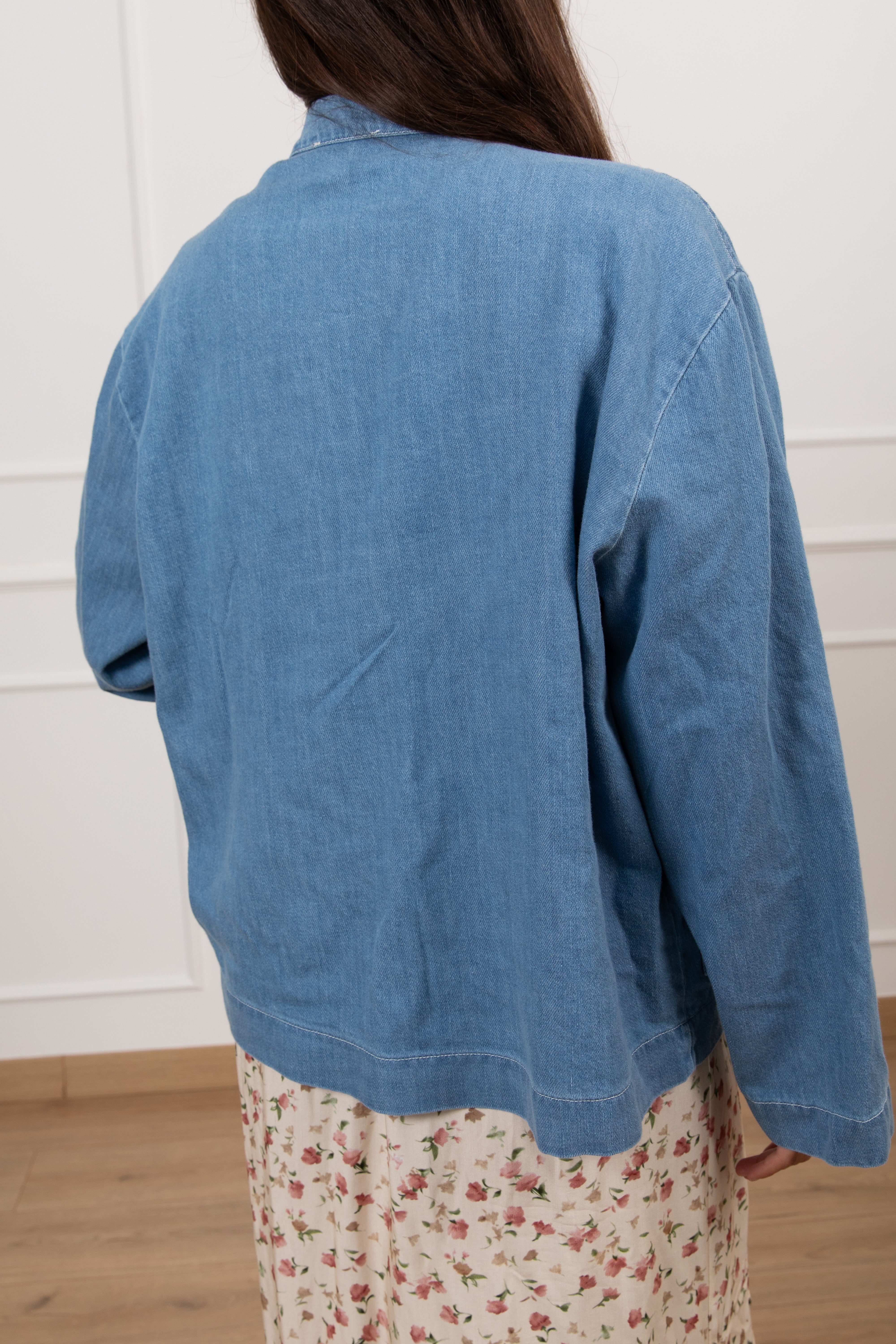 Giacca in jeans con alamari Susy Mix