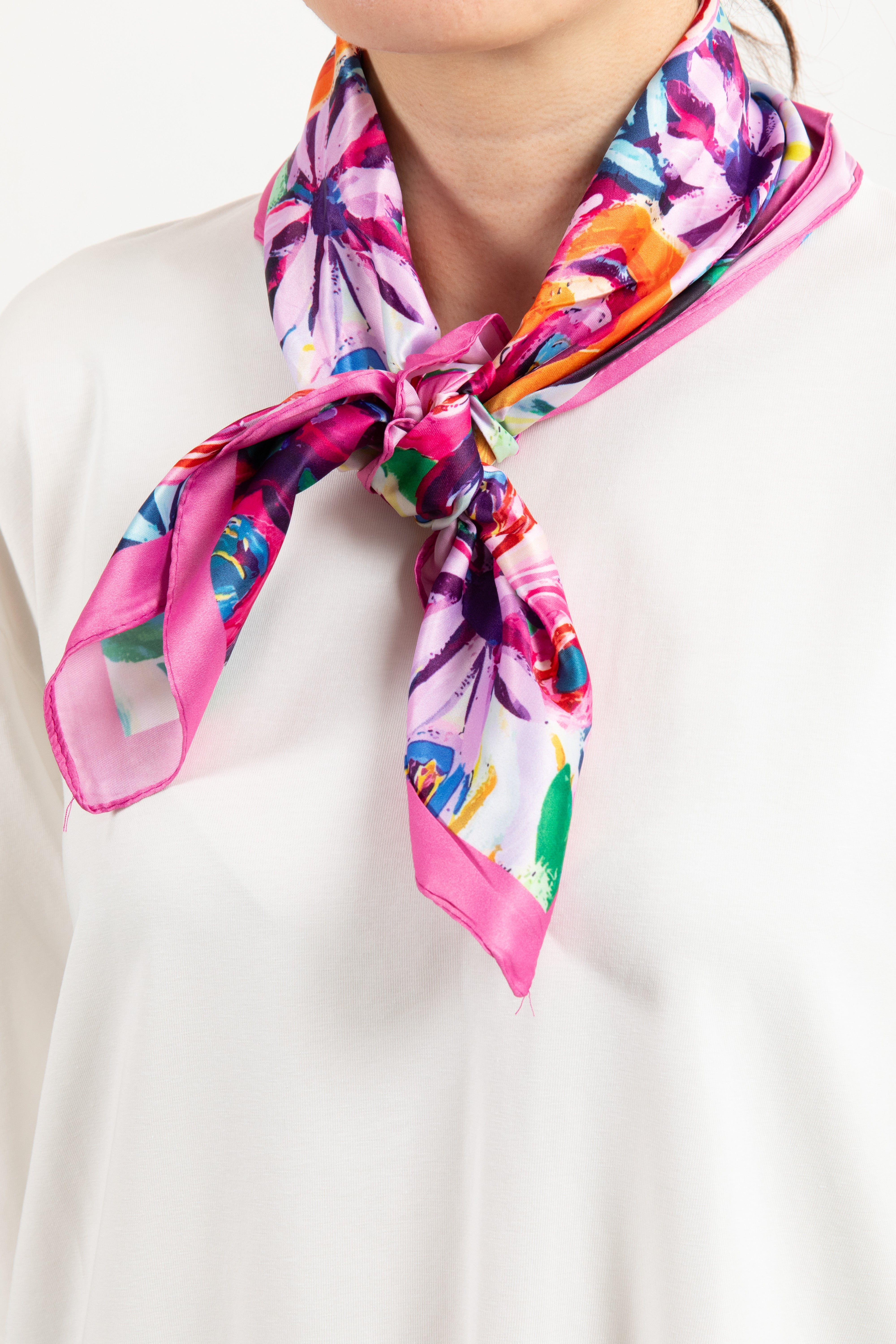 Foulard fantasia flowers Susy Mix