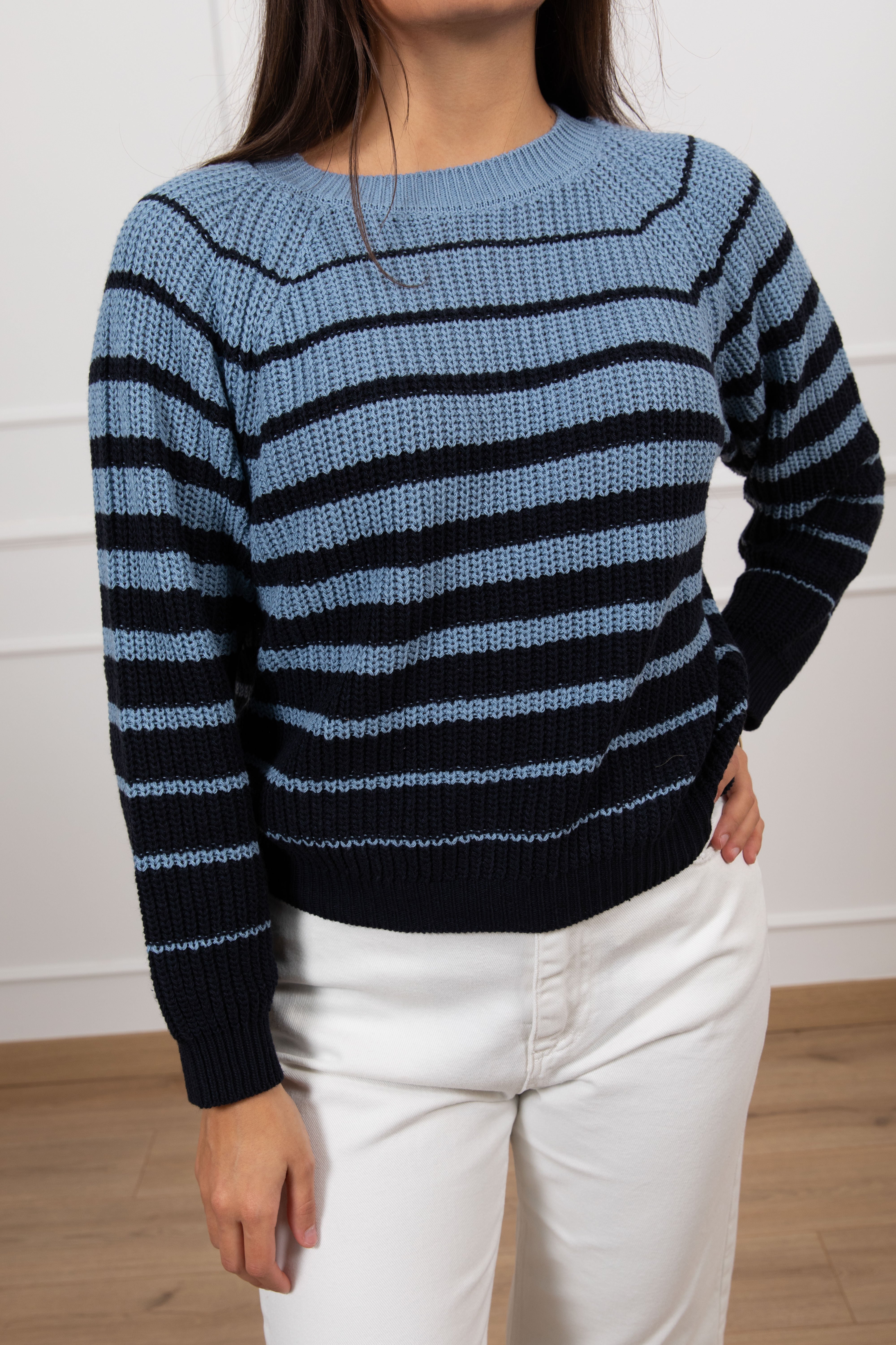 Maglia a righe asimmetriche Susy Mix