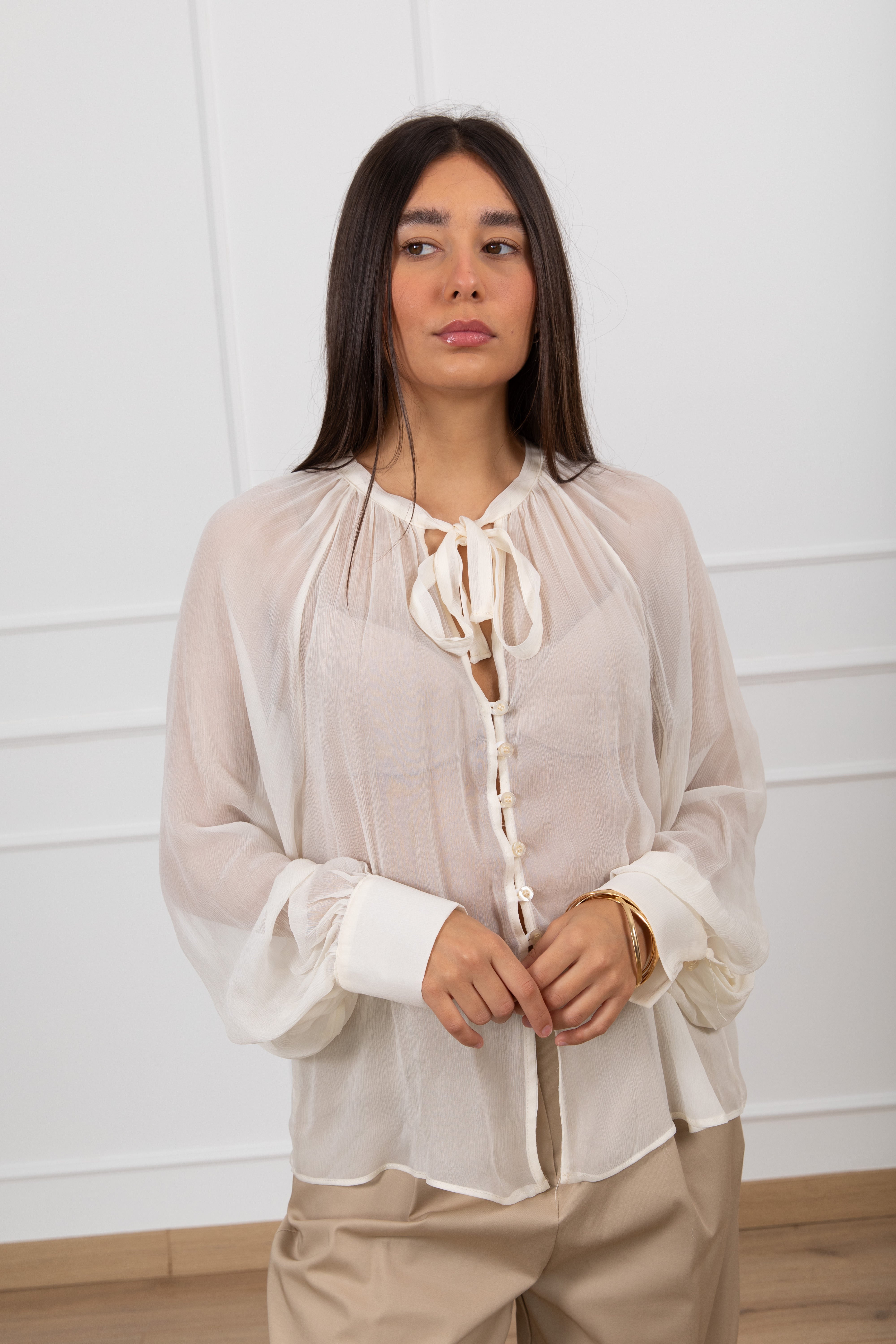 Camicia con fiocco Susy Mix