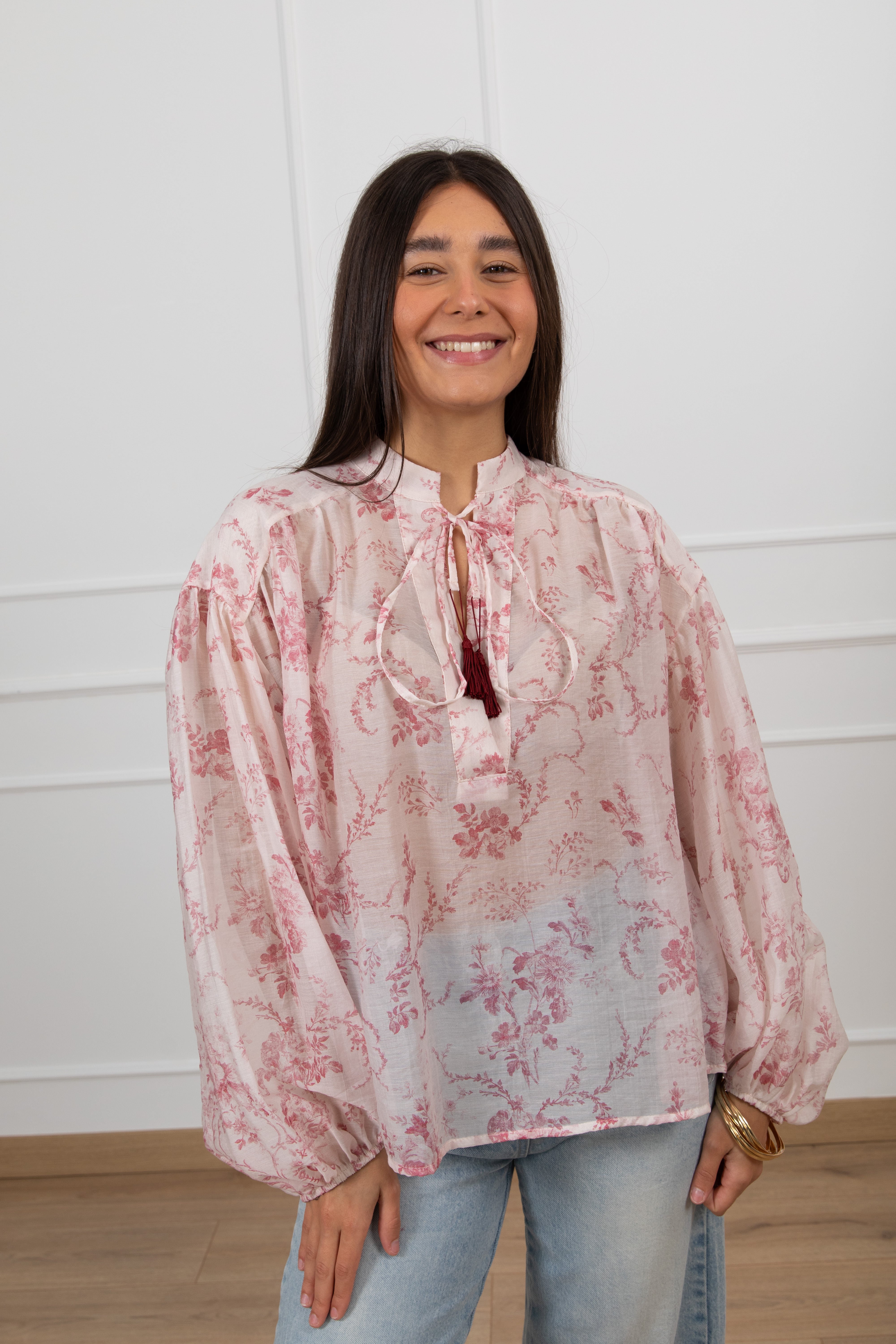 Blusa fantasia tela de jouy Tensione IN