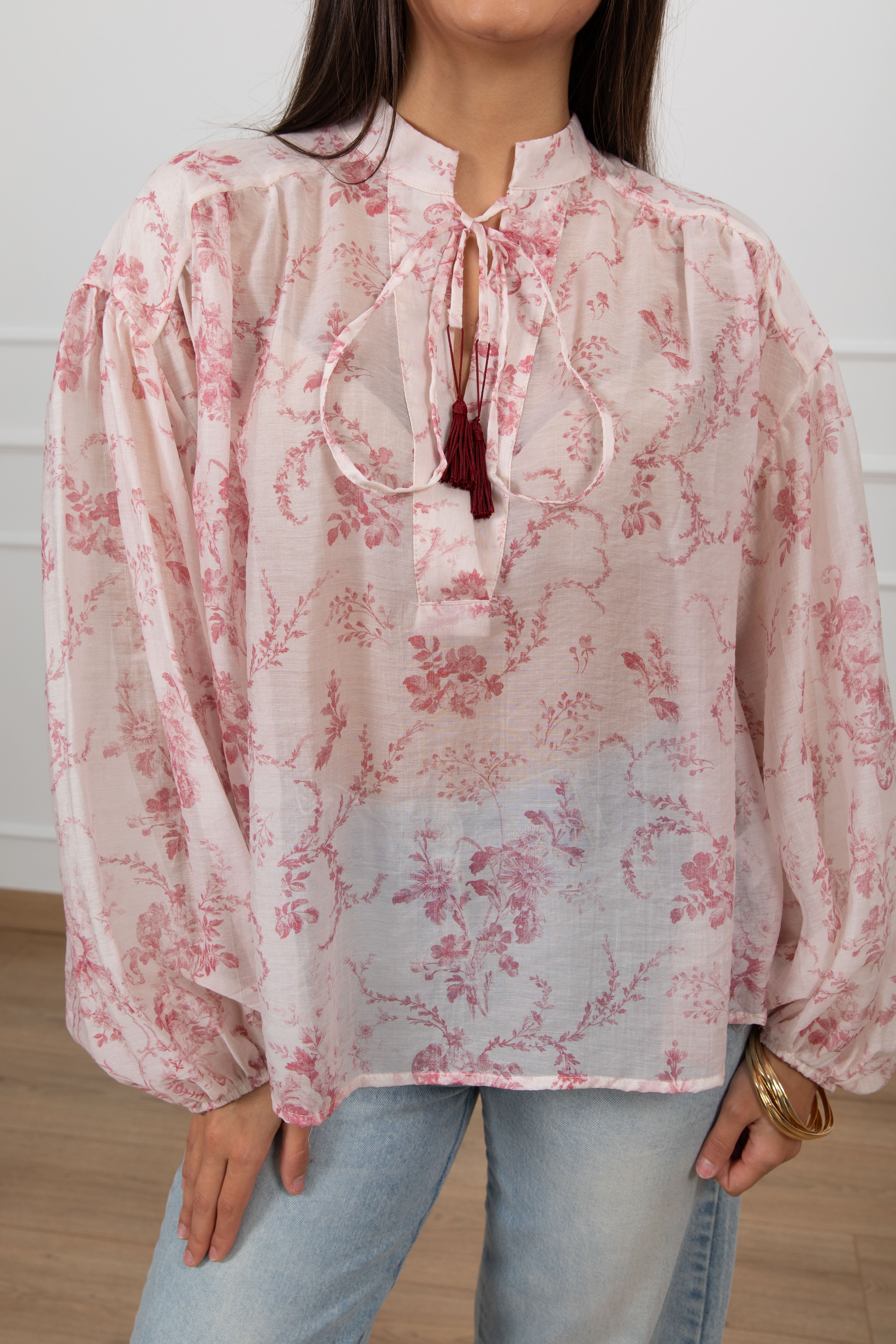 Blusa fantasia tela de jouy Tensione IN