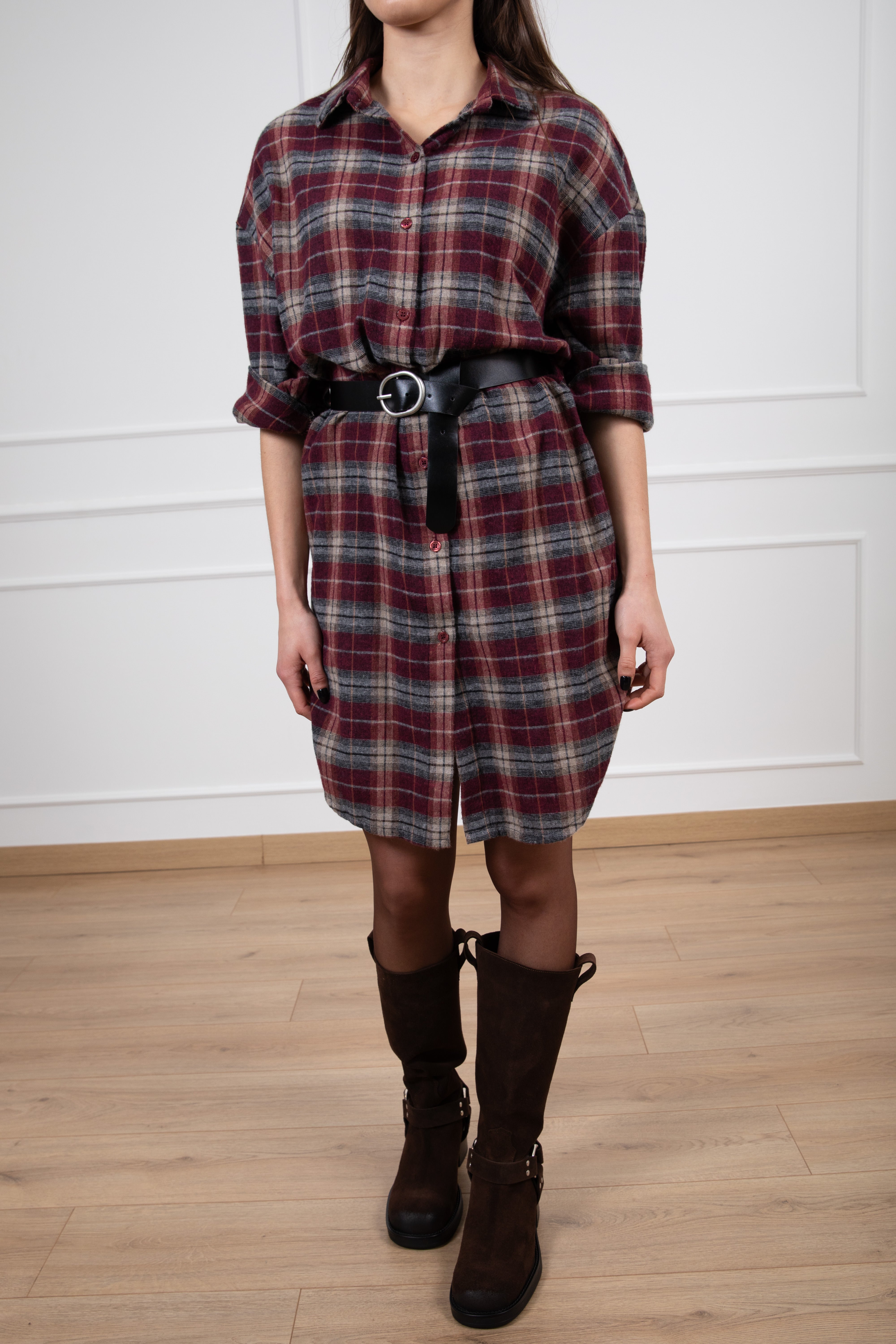 Abito check in flanella Susy Mix