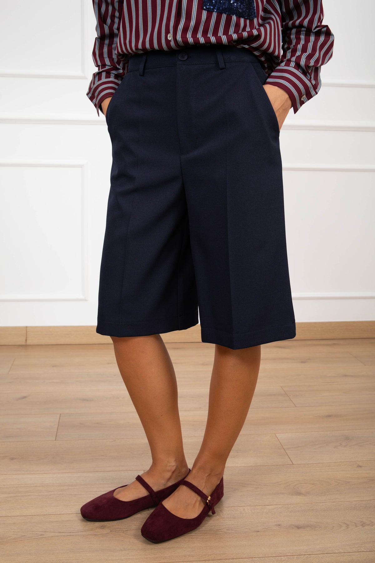 Bermuda sartoriale variante blu Haveone