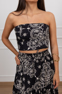 Top a fascia fantasia bandana Tensione IN