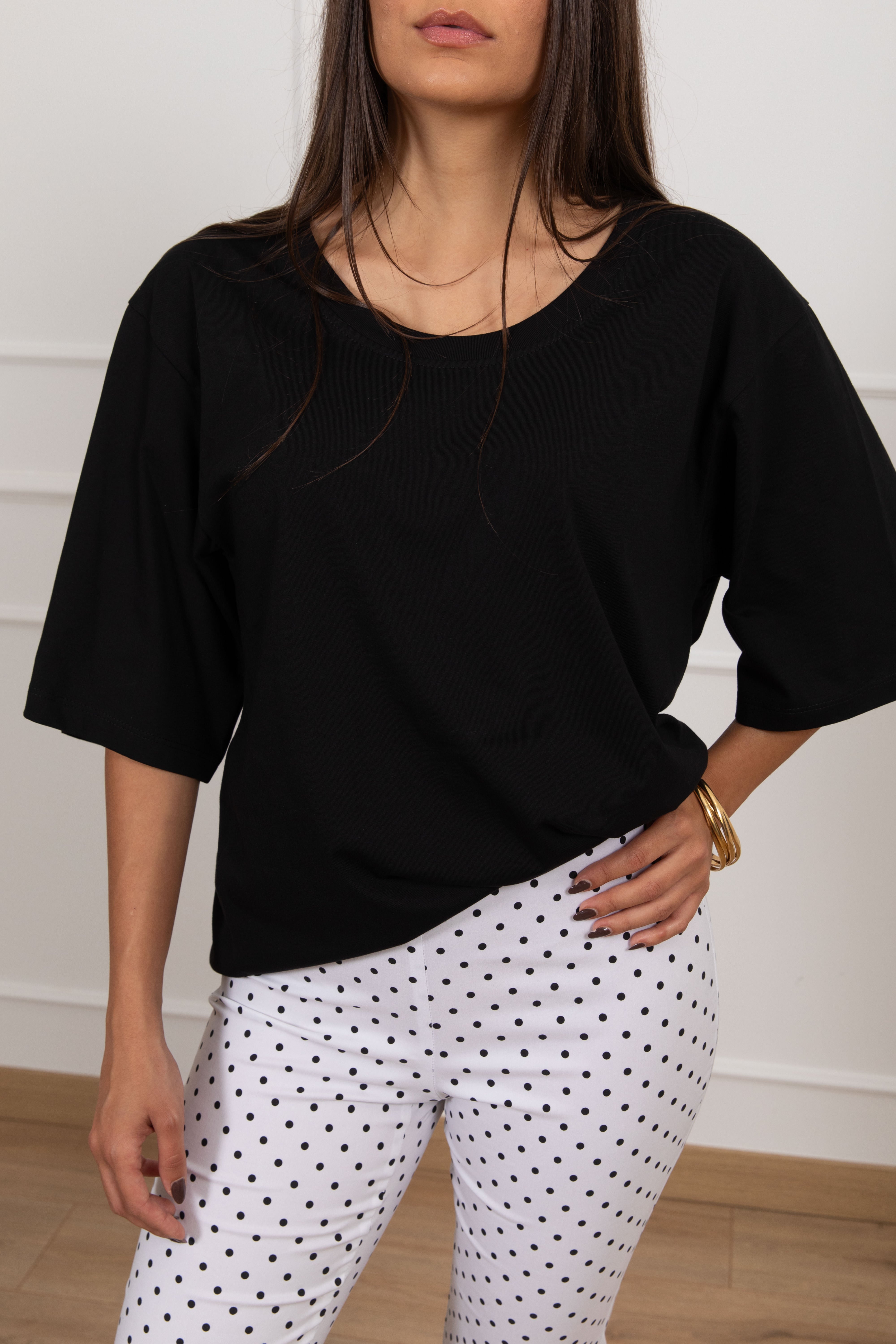 T-shirt scollo a "U" ViCOLO