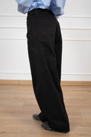 Jeans barrel-fit color variante nero Tensione IN