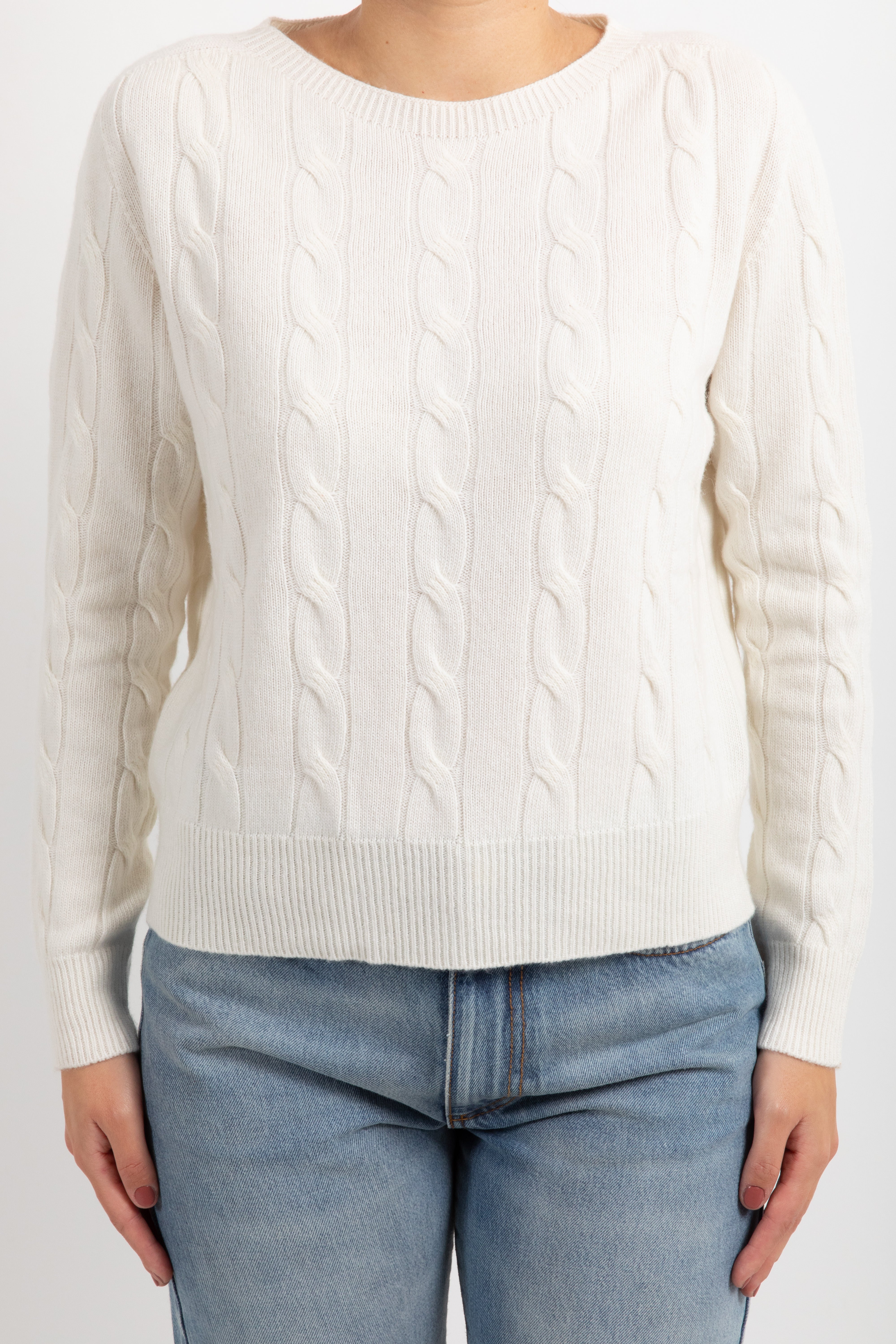 Pull con trecce piatte ViCOLO