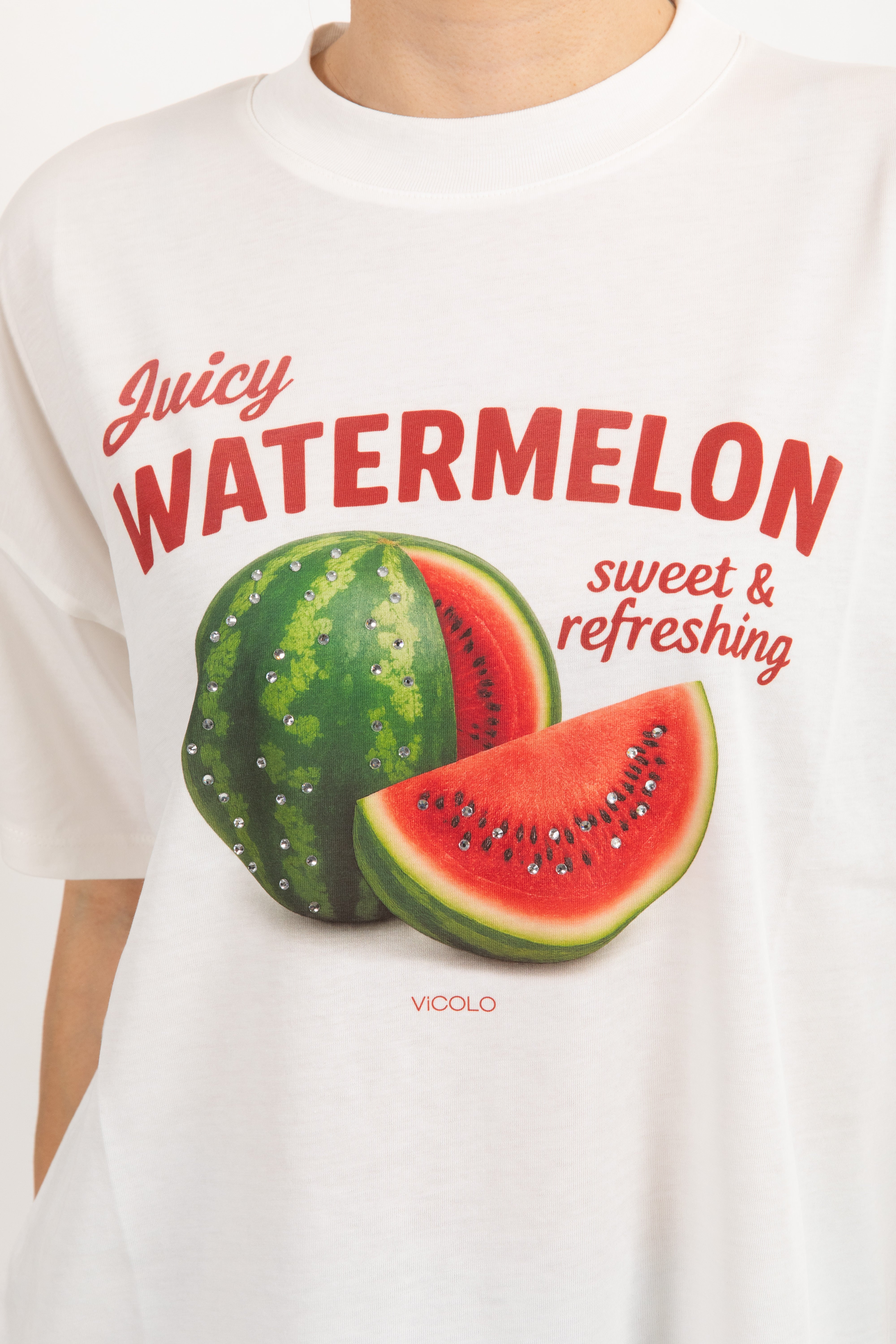 T-shirt over-size "Juicy watermelon" ViCOLO