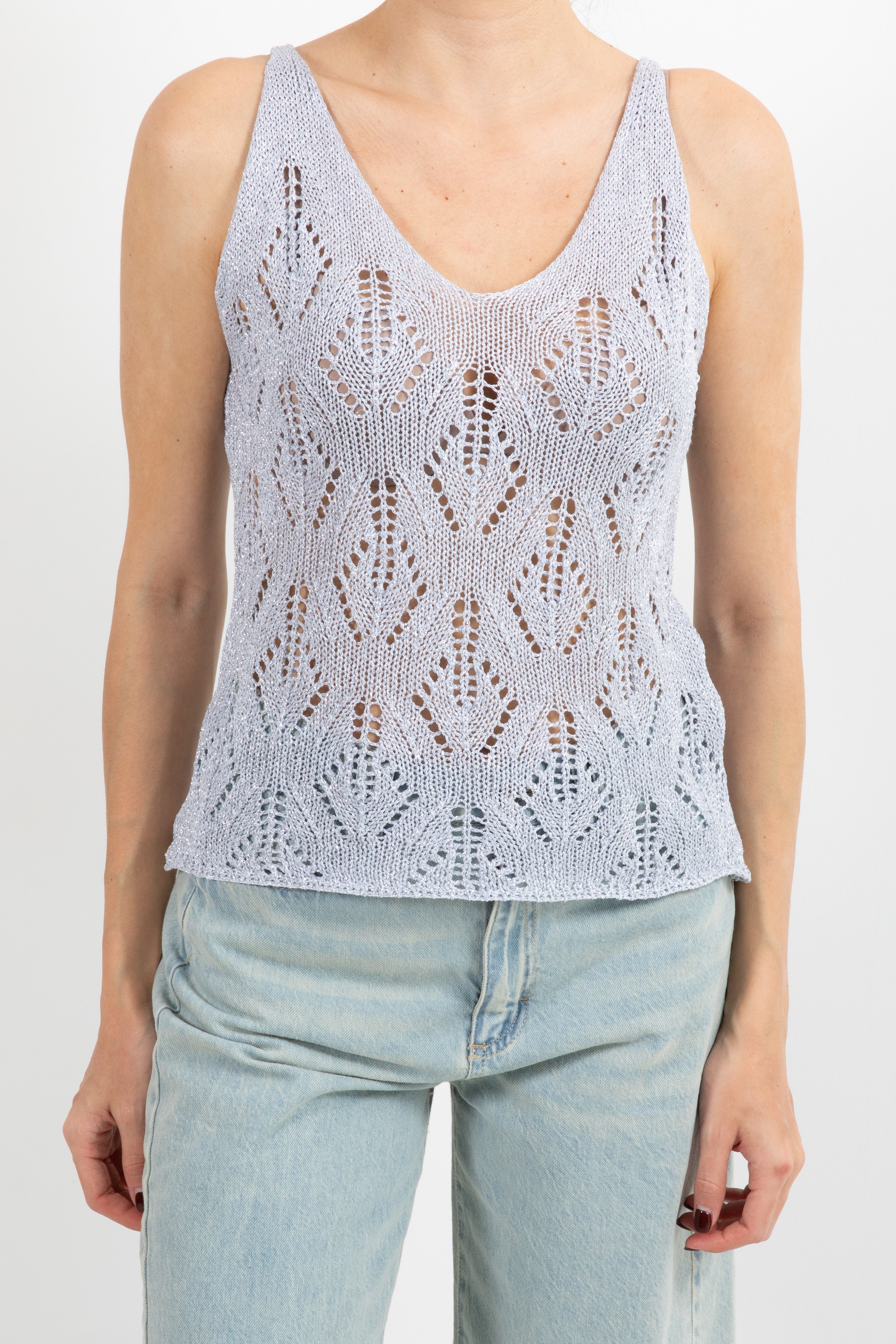 Top crochet lurex Susy Mix