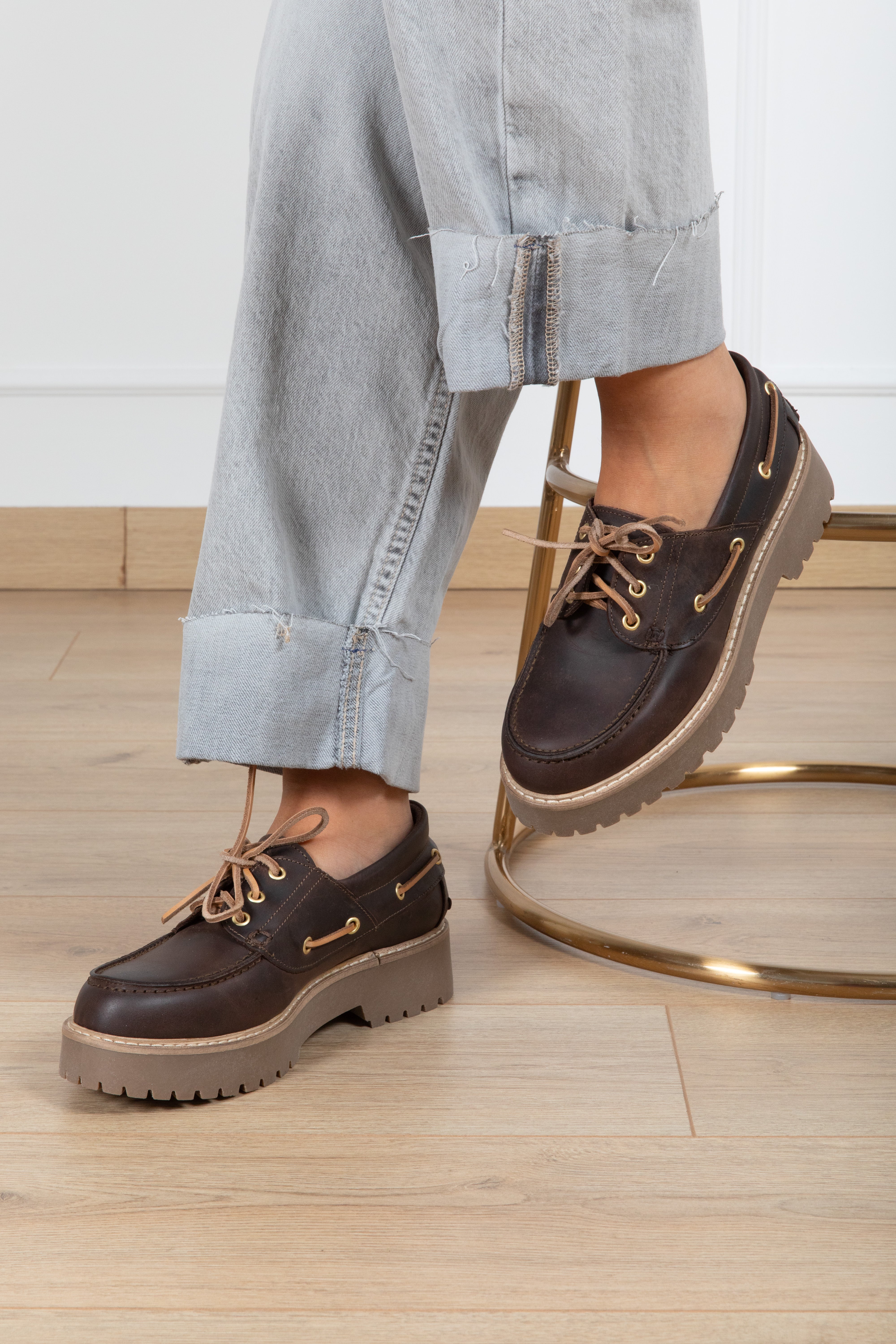 Mocassino barca con plateau Ovyé