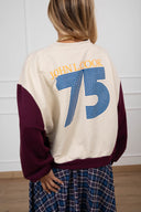 Felpa color block "75" Haveone