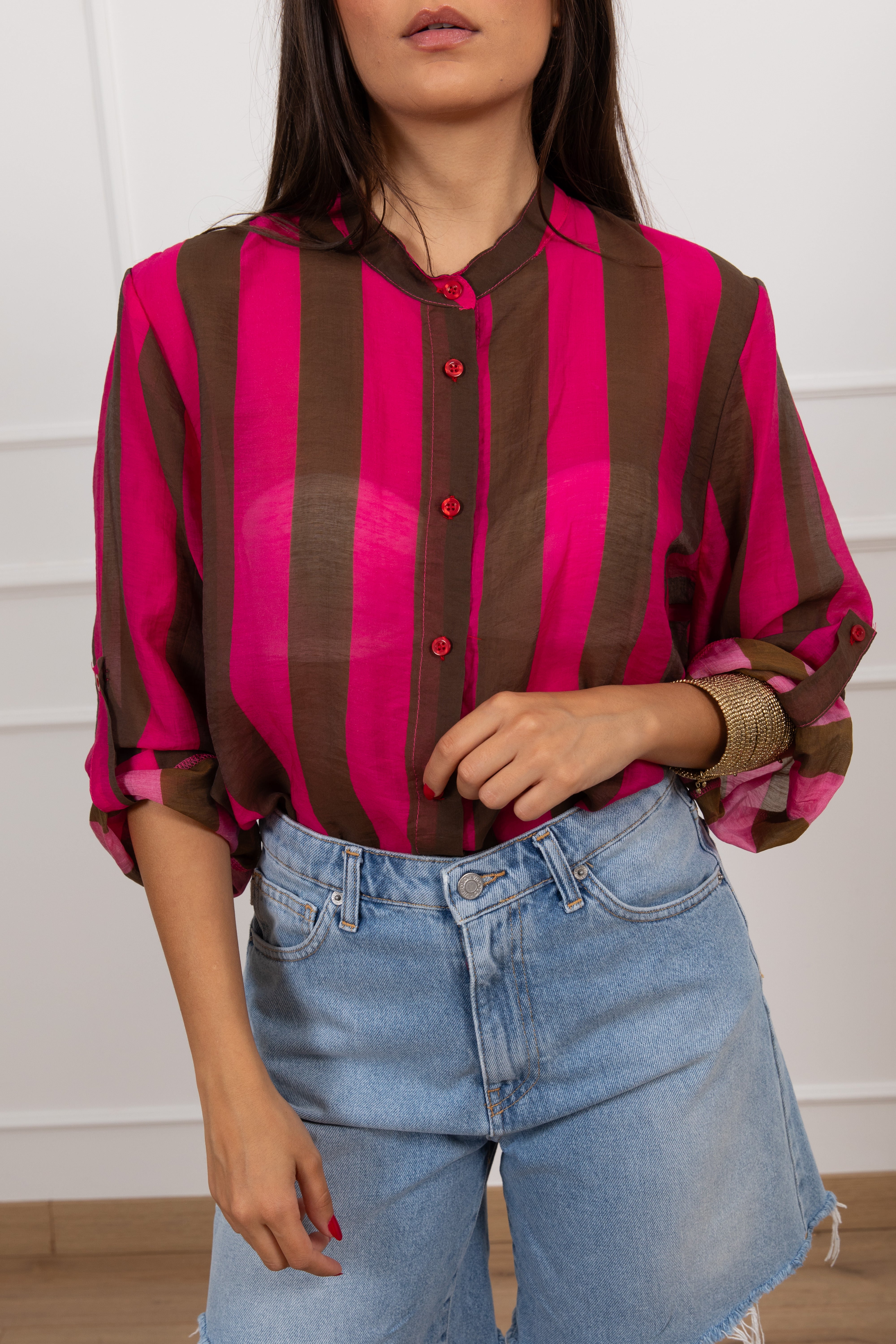 Camicia righe larghe Haveone