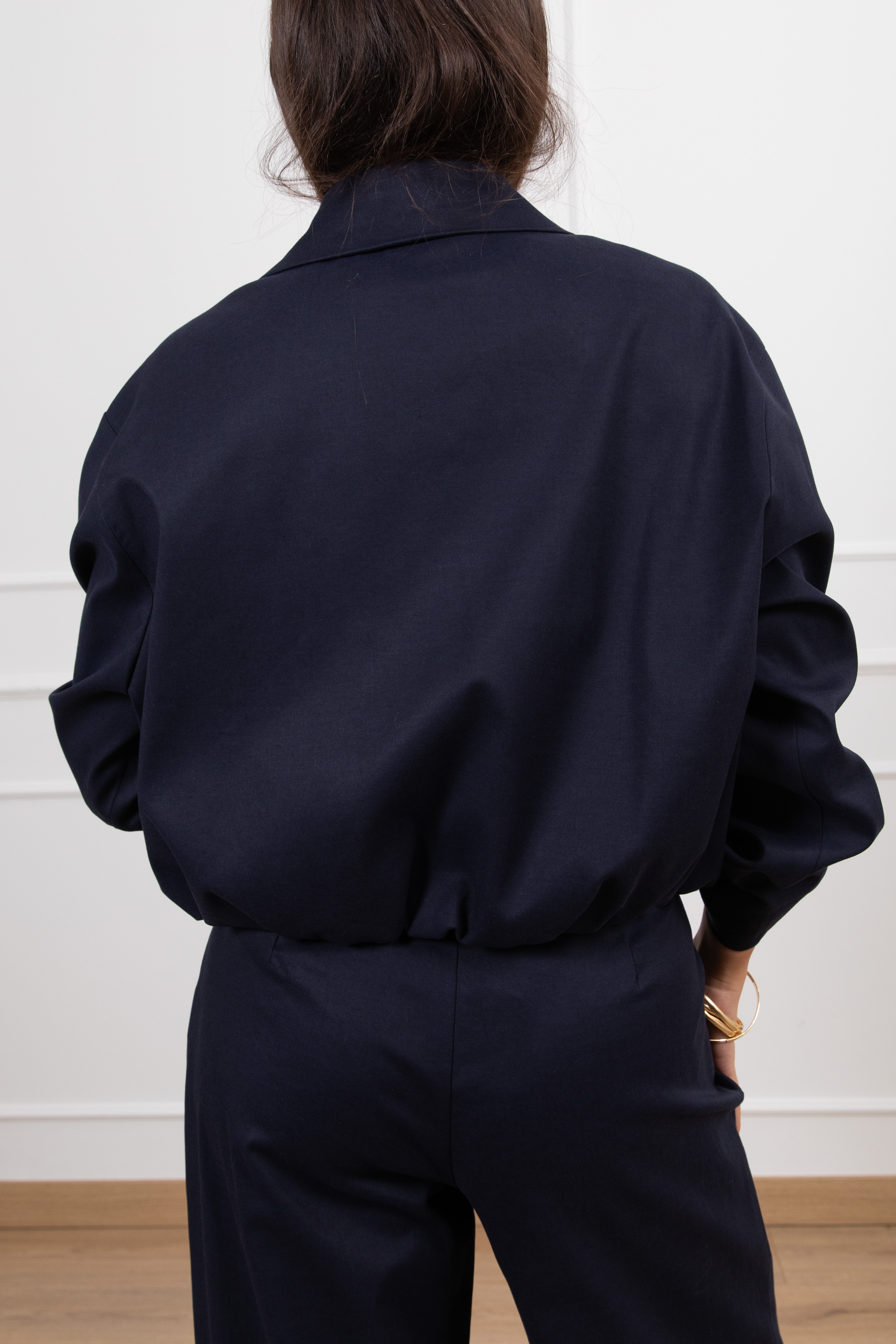 Giacca cropped a palloncino ViCOLO