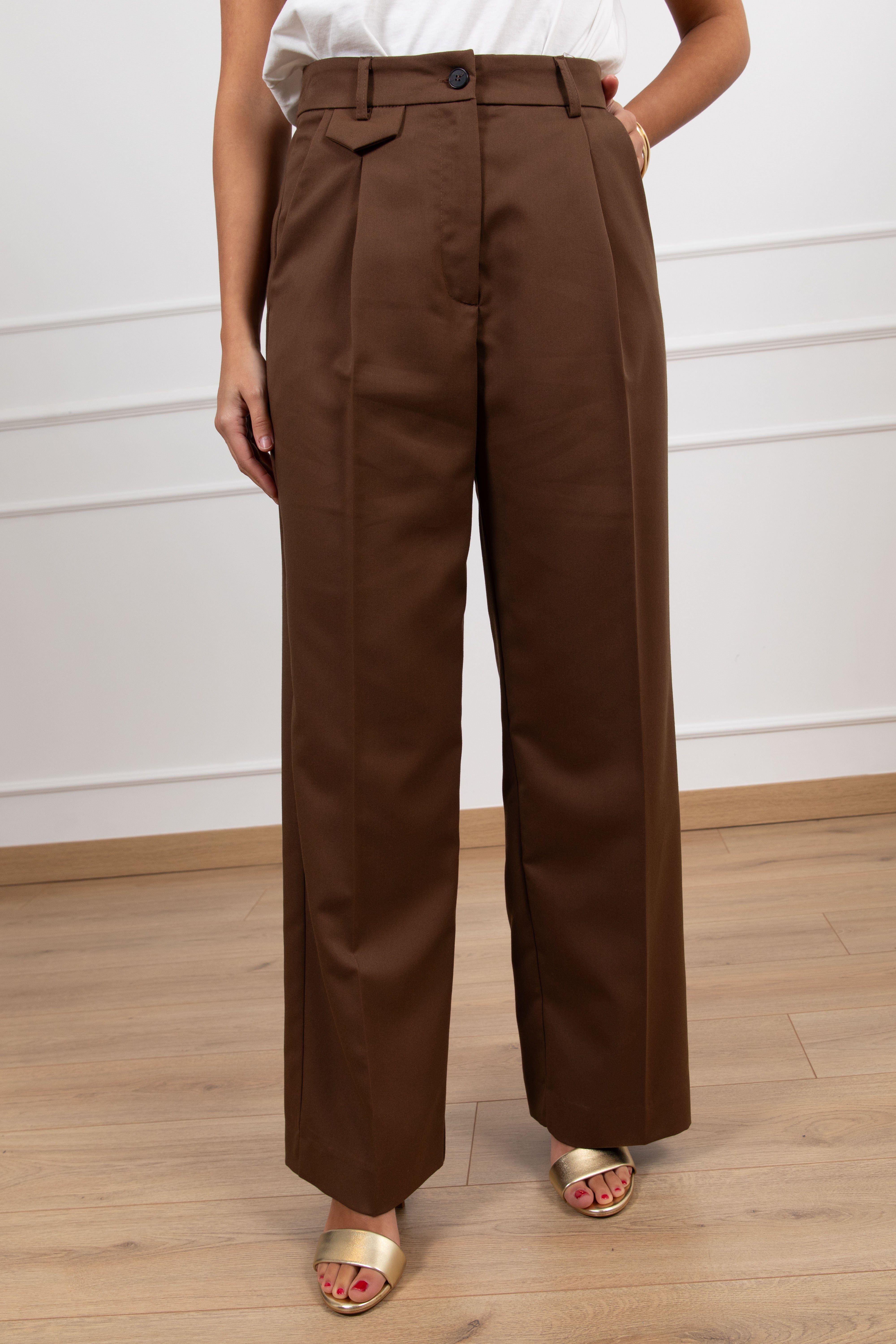 Pantalone sartoriale con pinces ViCOLO