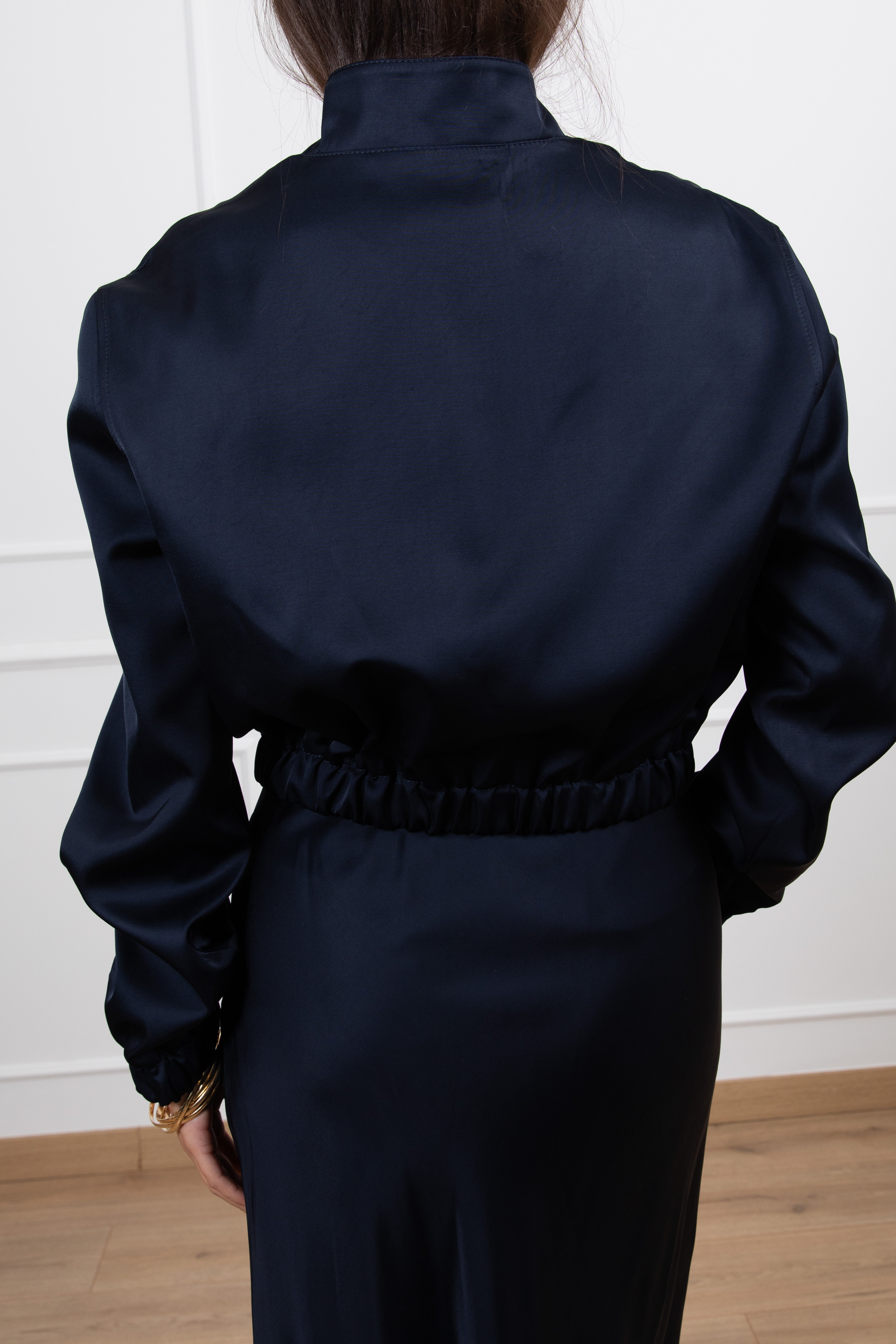 Bomber cropped in viscosa ViCOLO