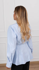 Camicia con arricciatura e spallina imbottita Haveone