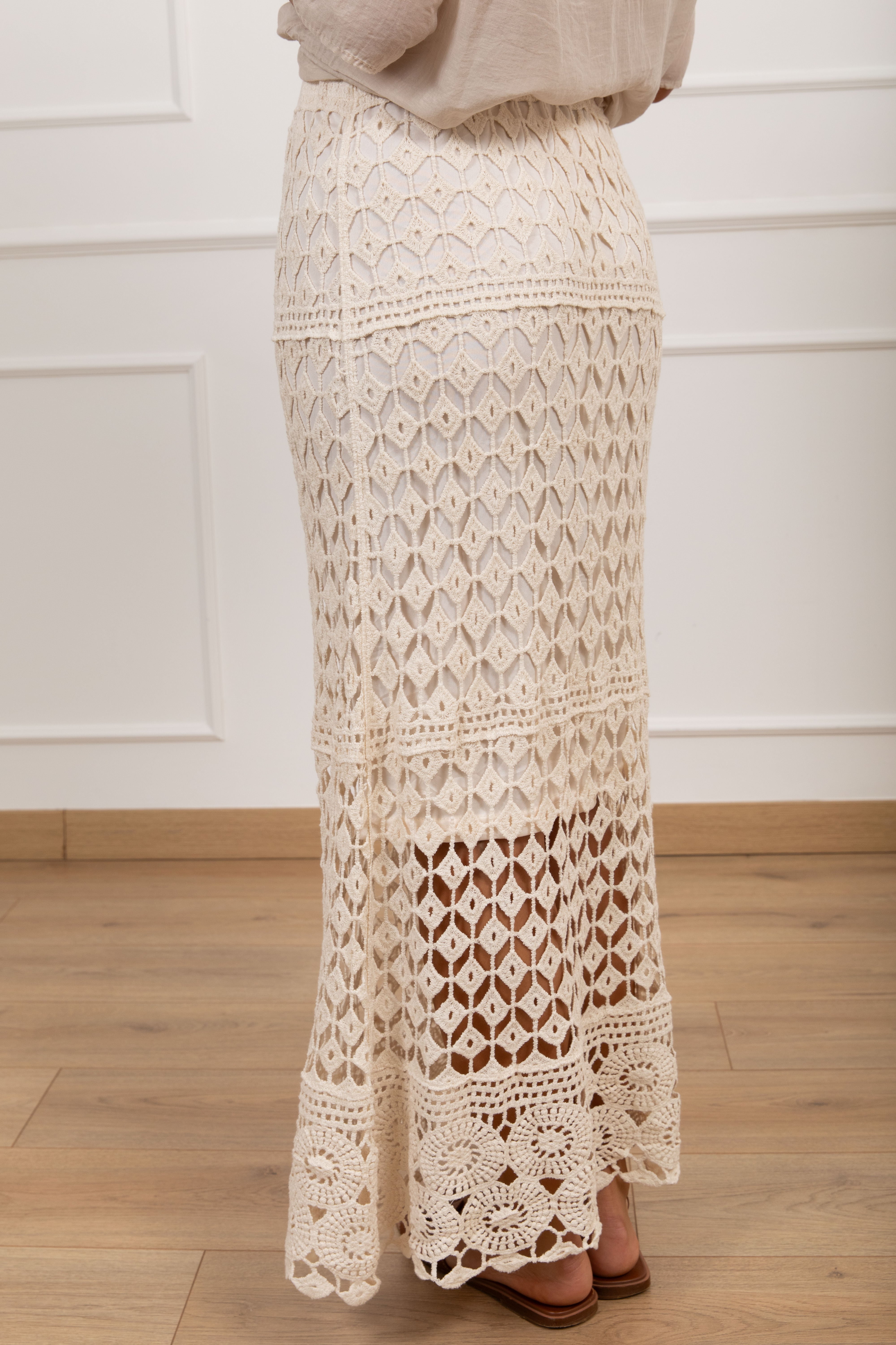 Gonna lunga crochet Haveone