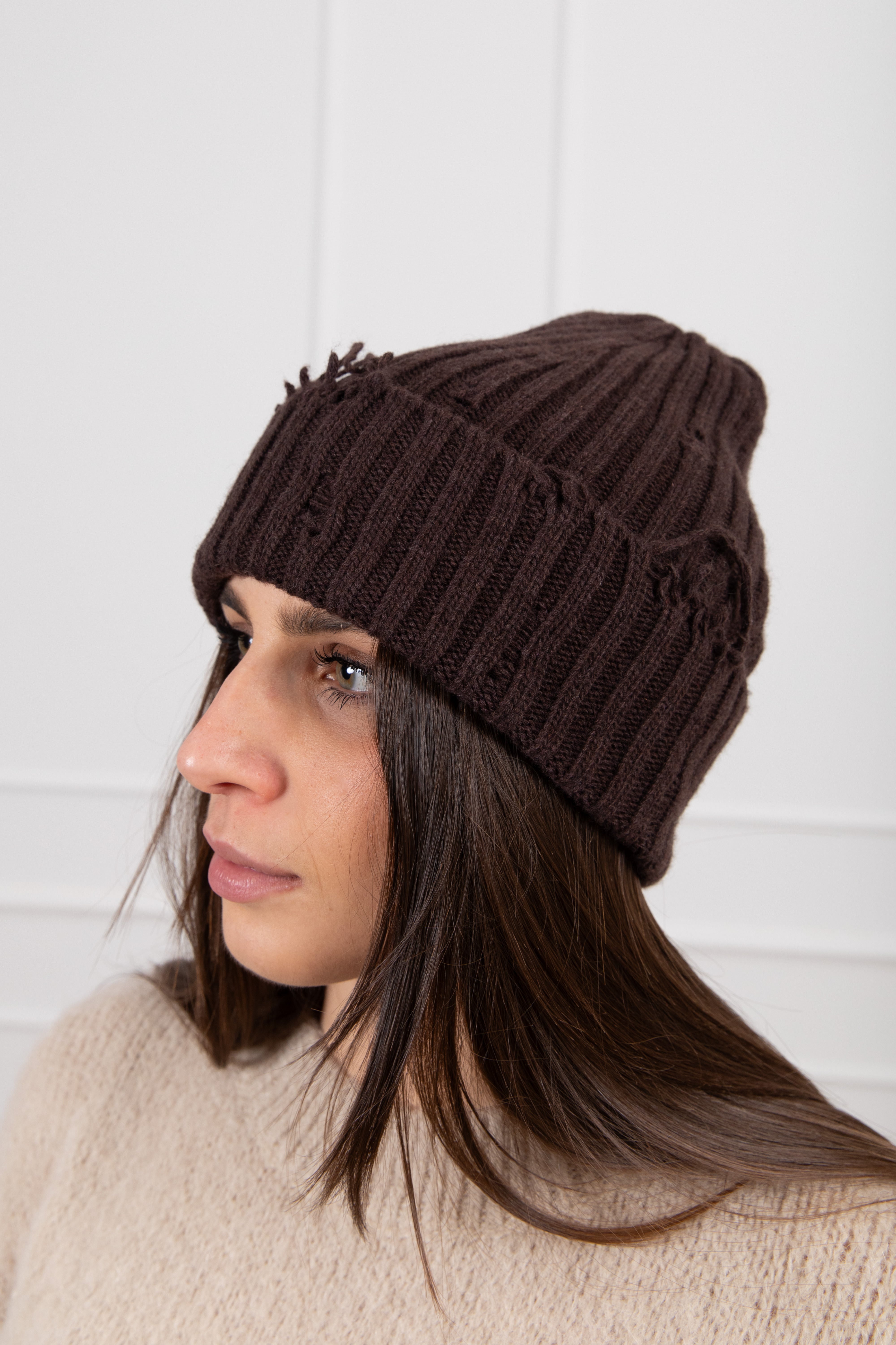 Cappello a coste con rotture ViCOLO