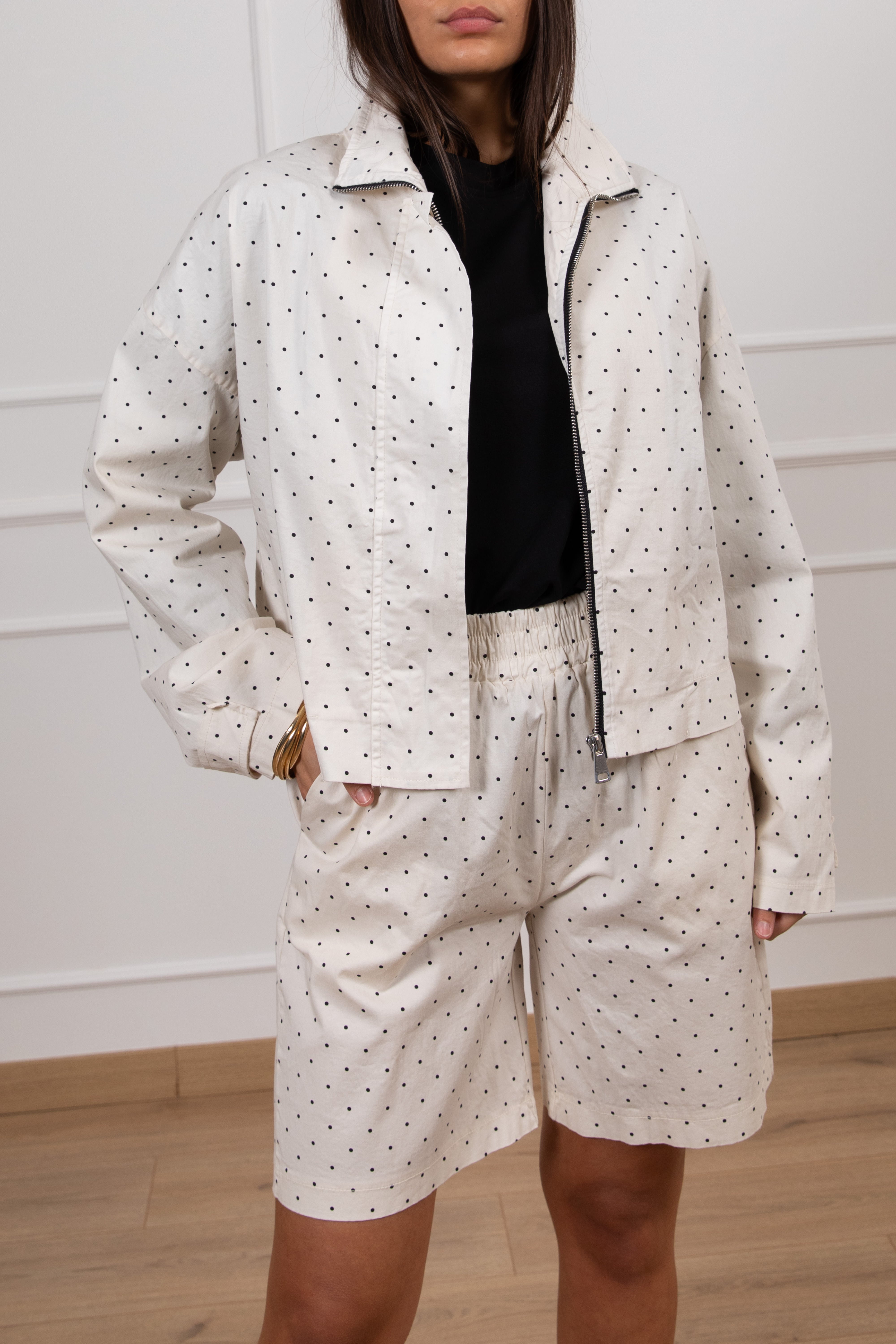 Bermuda a pois in cotone ViCOLO