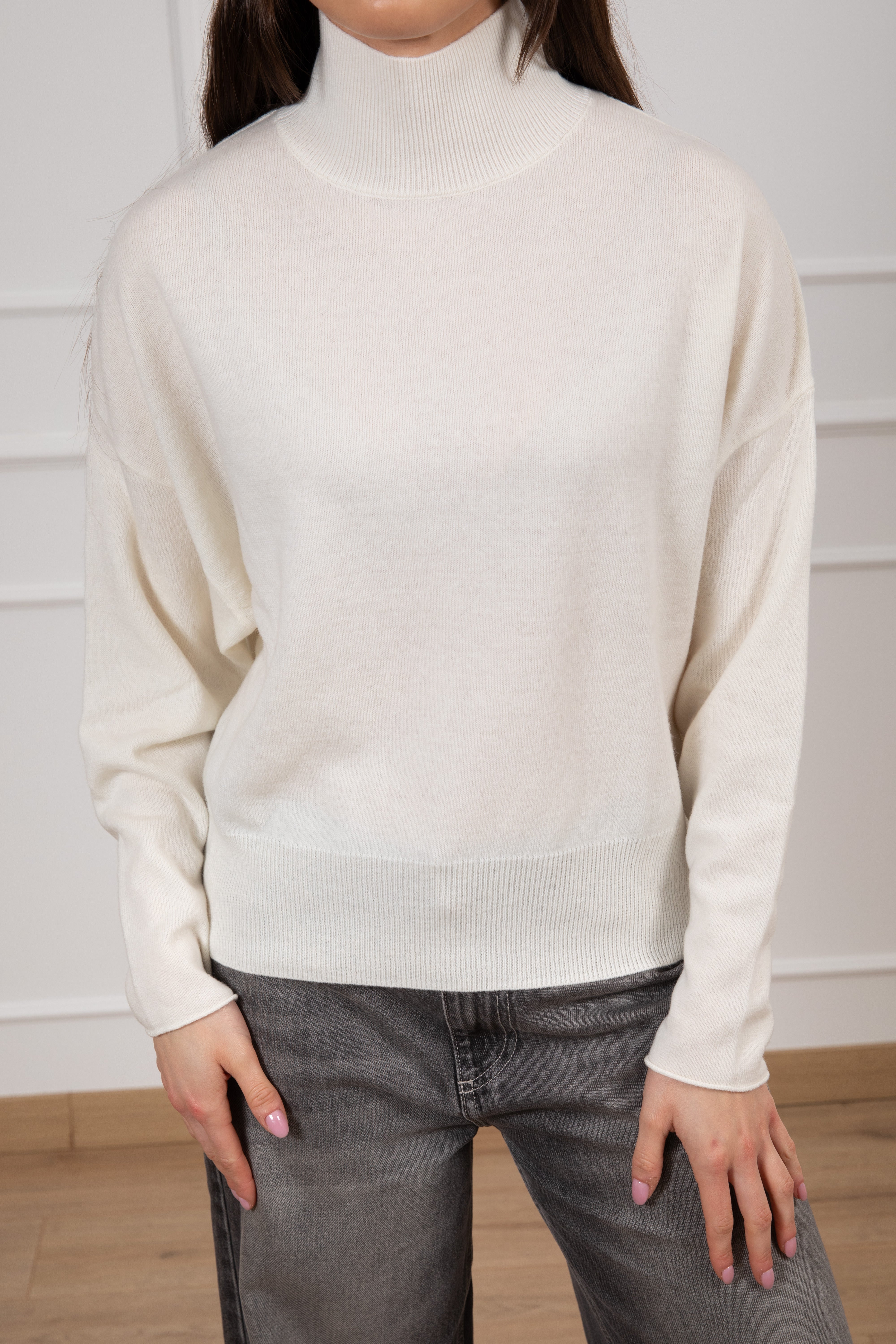 Pull mezzo-collo 100% lana ViCOLO