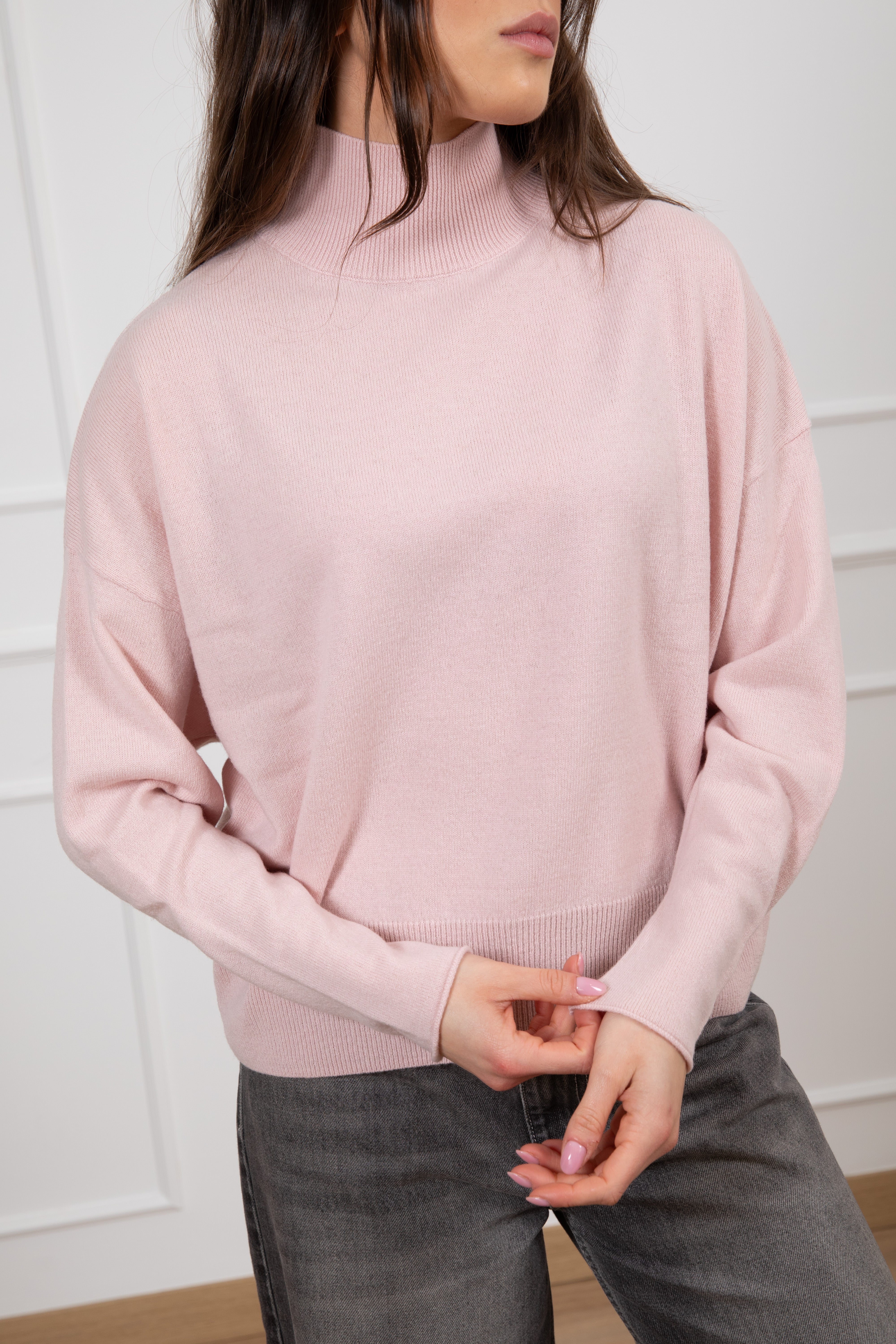 Pull mezzo-collo 100% lana ViCOLO