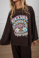 T-shirt manica lunga "Rock soul" ViCOLO