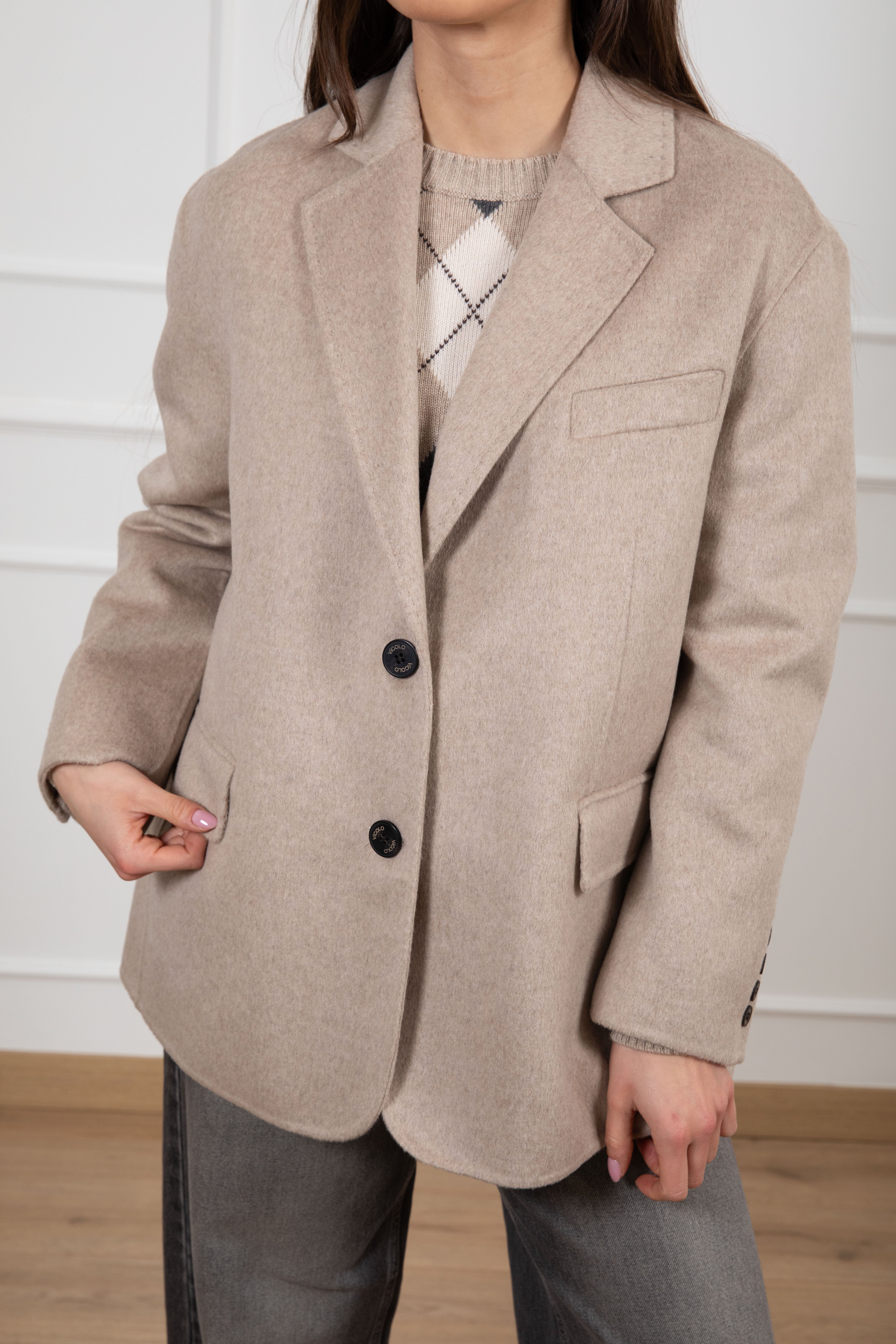 Giacca-cappotto handmade ViCOLO