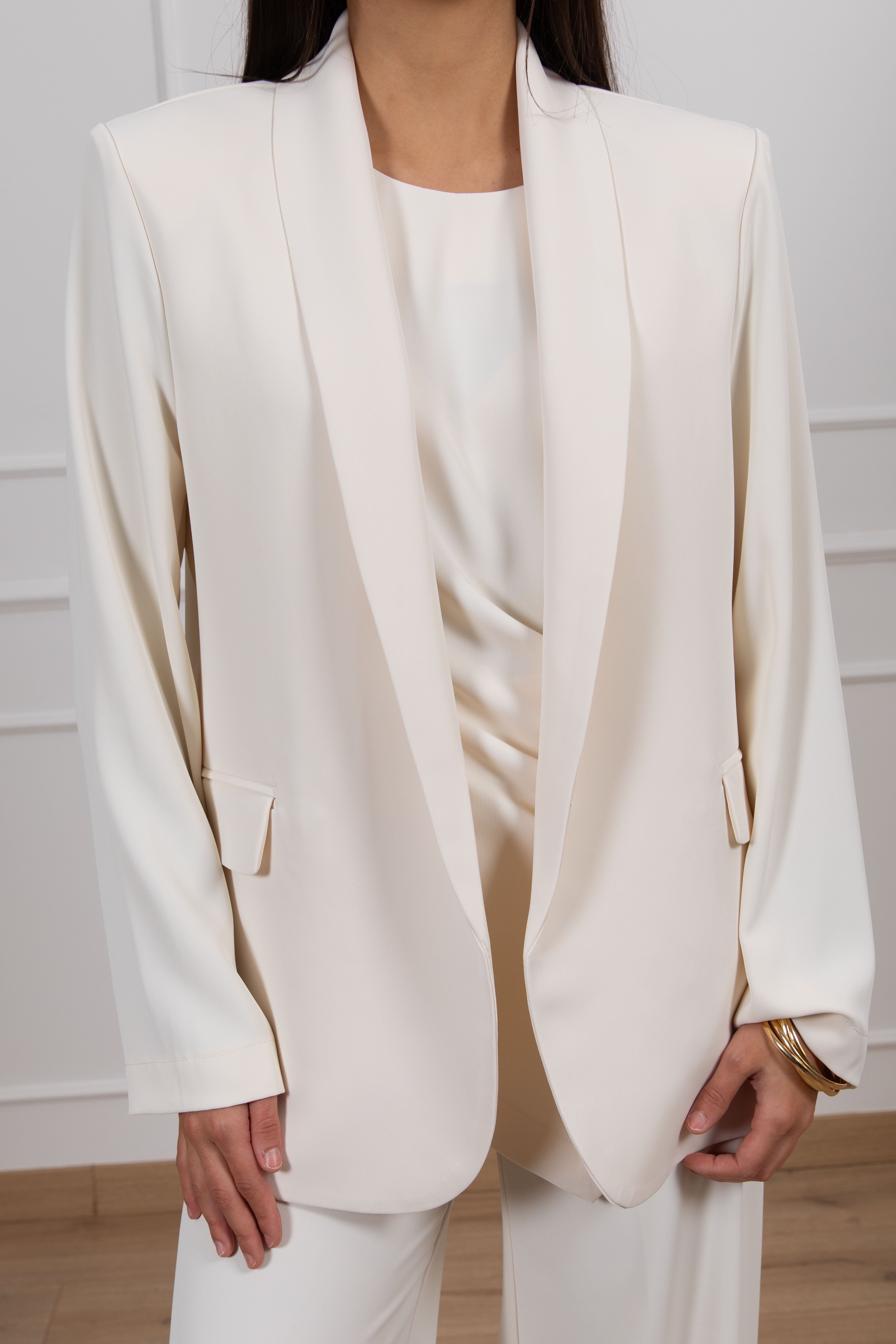 Giacca in tessuto fluido ViCOLO